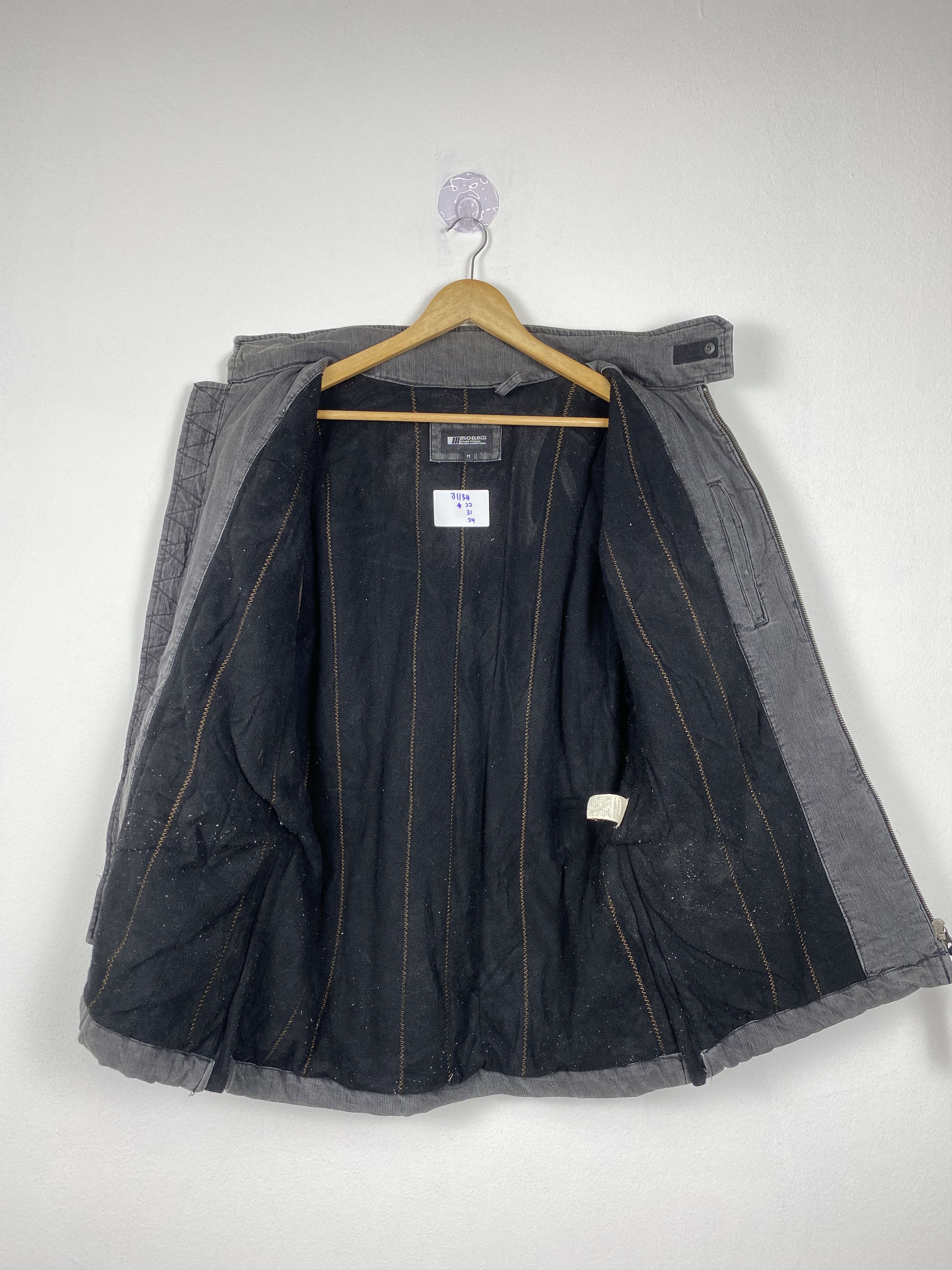 Japanese Brand Vintage MICHELOTTI Sunfaded Fleece Lining Jacket J1134 Size US S / EU 44-46 / 1 - 7 Thumbnail
