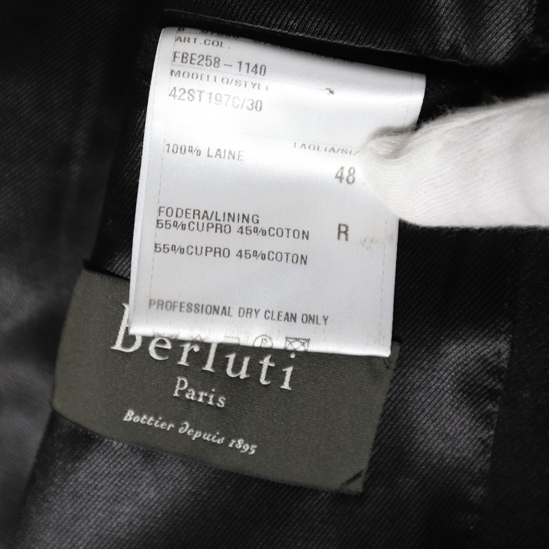 Berluti × Haider Ackermann by Haider Ackermann FW17 Black Wool Coat Size US M / EU 48-50 / 2 - 5 Thumbnail