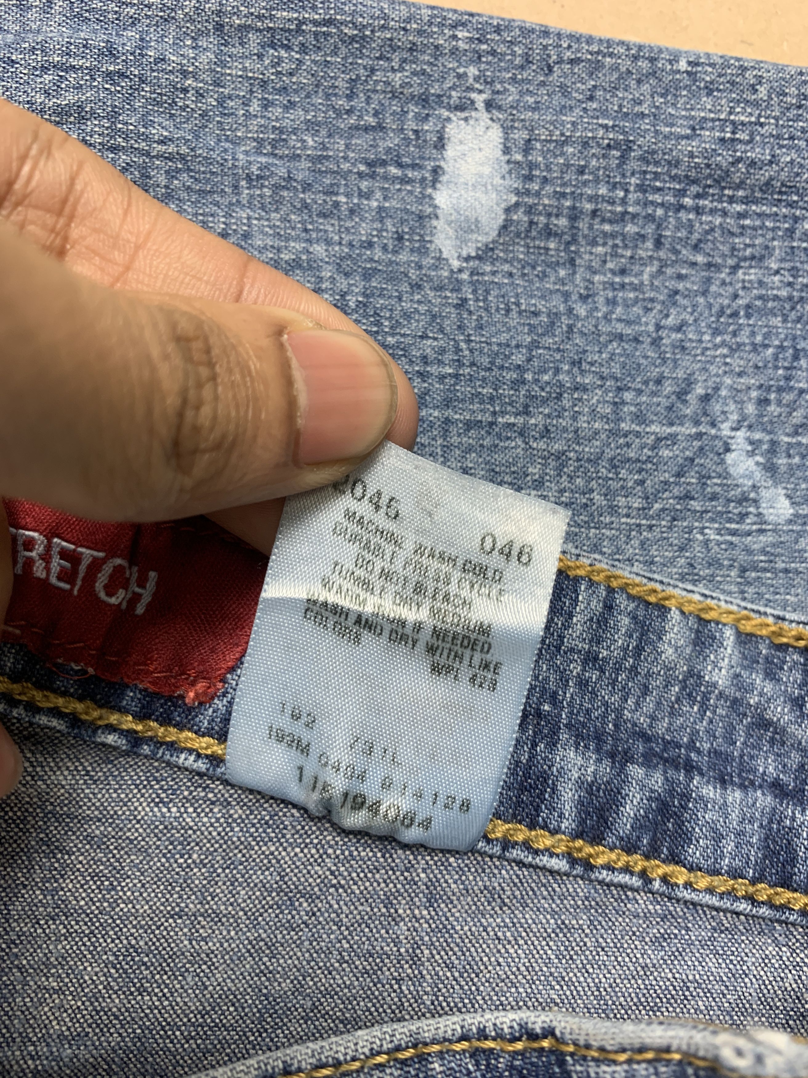 Levi's Vintage Levis 519 Bootcut Distressed Faded Mid Wash Jeans Size 32" / US 10 / IT 46 - 14 Thumbnail