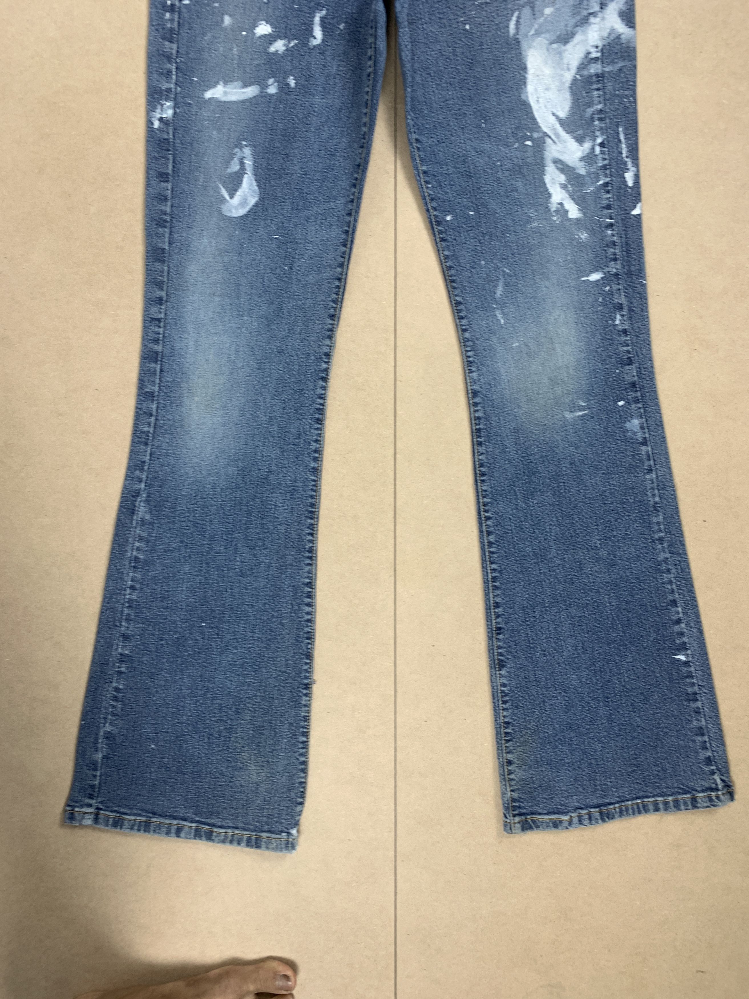 Levi's Vintage Levis 519 Bootcut Distressed Faded Mid Wash Jeans Size 32" / US 10 / IT 46 - 5 Thumbnail