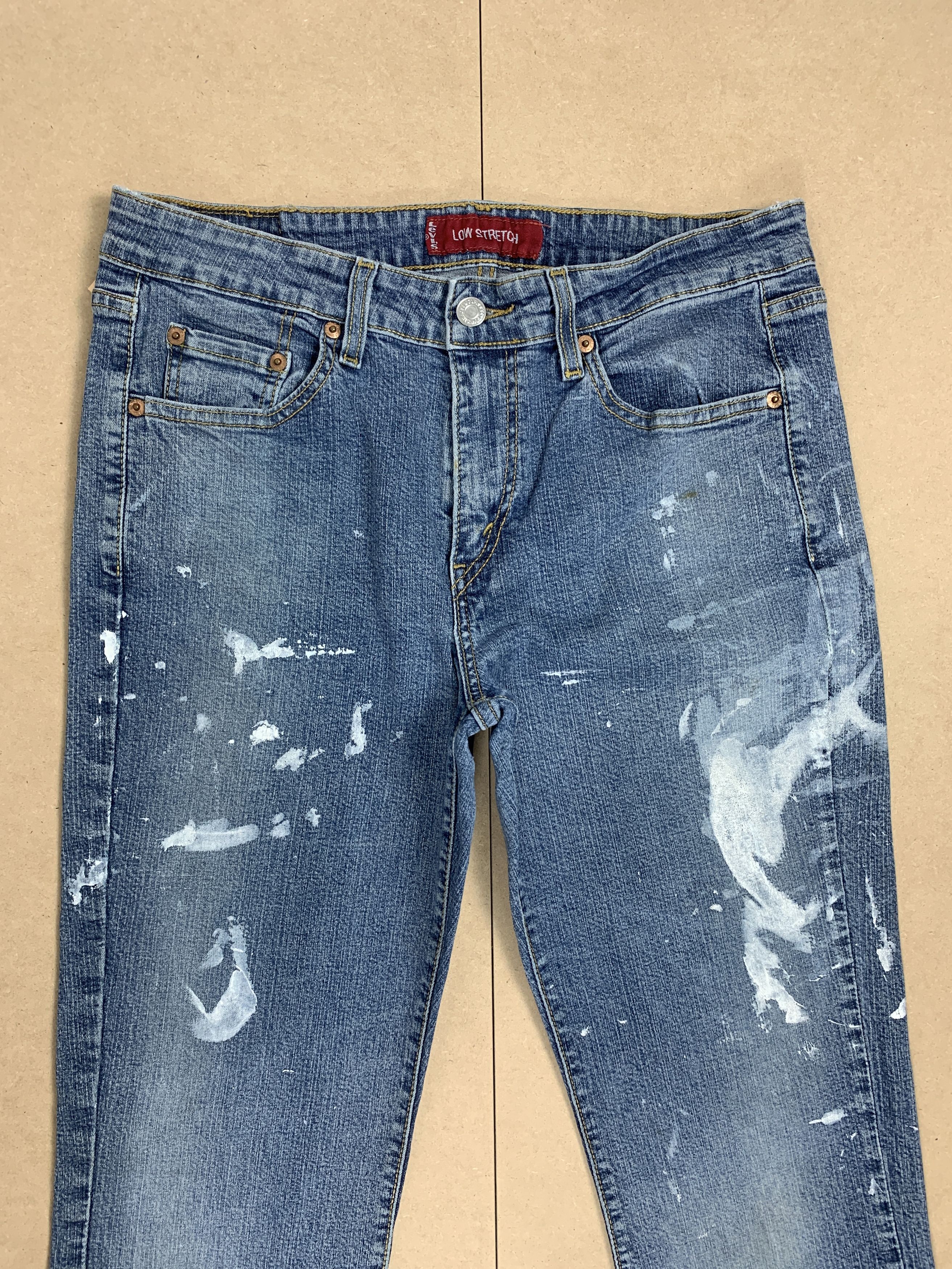 Levi's Vintage Levis 519 Bootcut Distressed Faded Mid Wash Jeans Size 32" / US 10 / IT 46 - 2 Thumbnail