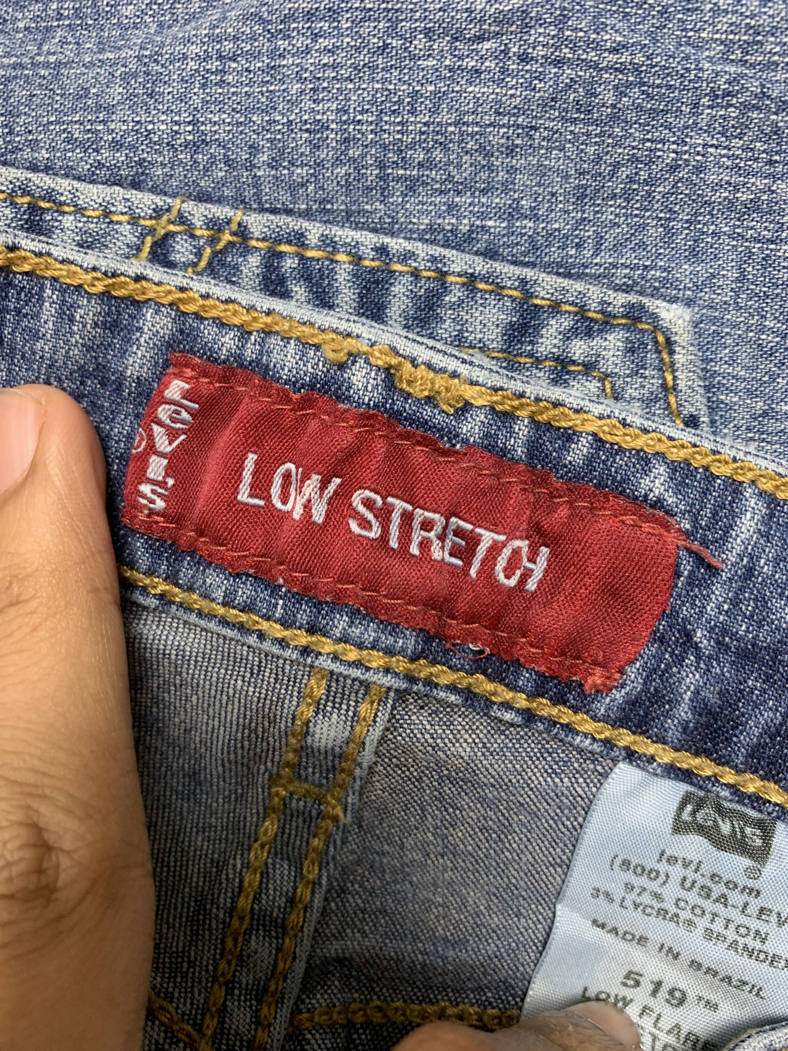 Levi's Vintage Levis 519 Bootcut Distressed Faded Mid Wash Jeans Size 32" / US 10 / IT 46 - 11 Thumbnail