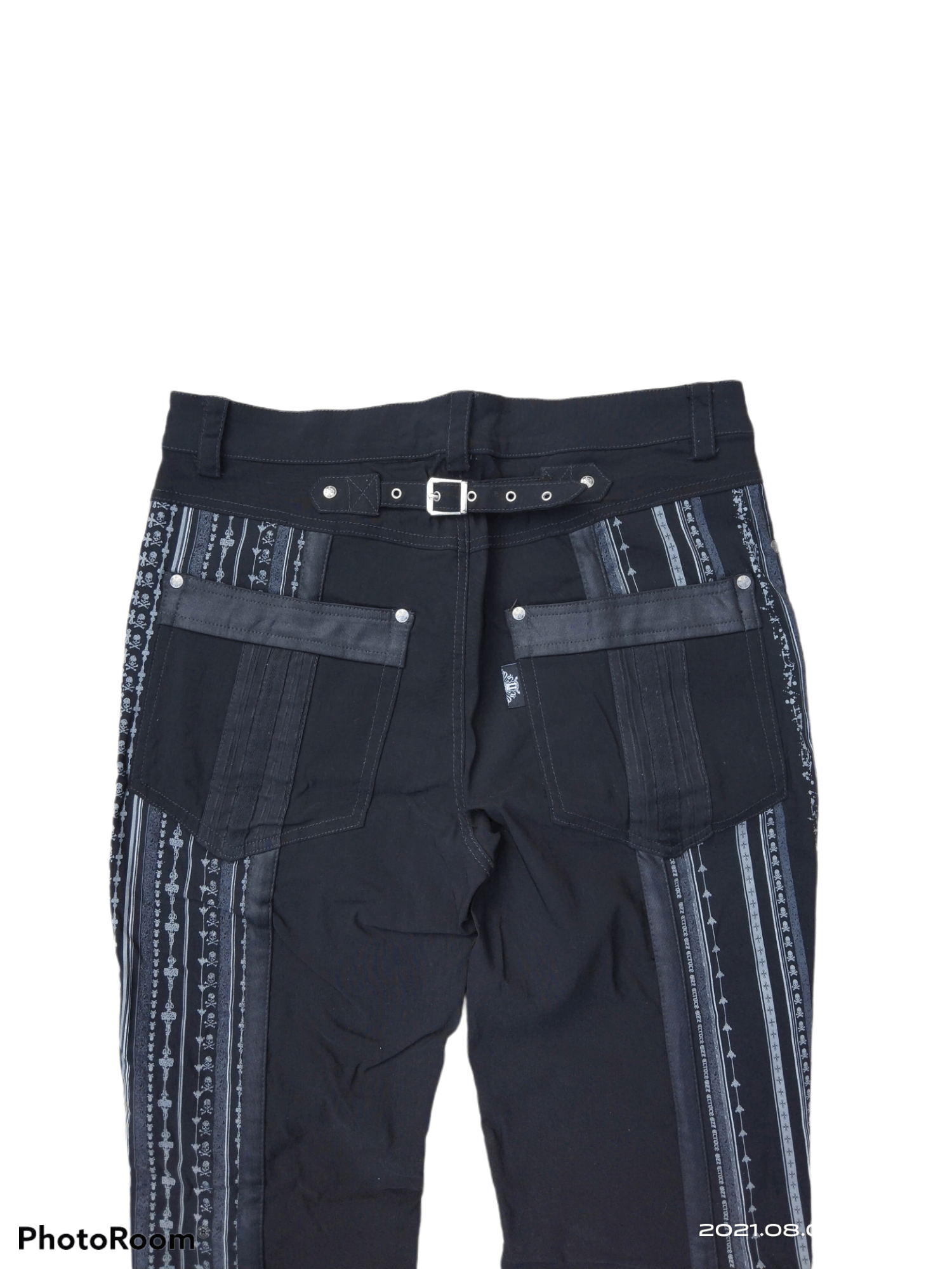 Japanese Brand × Vintage JAPANESE BRAND OZ CONTE SIDE PRINTED SKULL PANTS Size US 32 / EU 48 - 10 Thumbnail