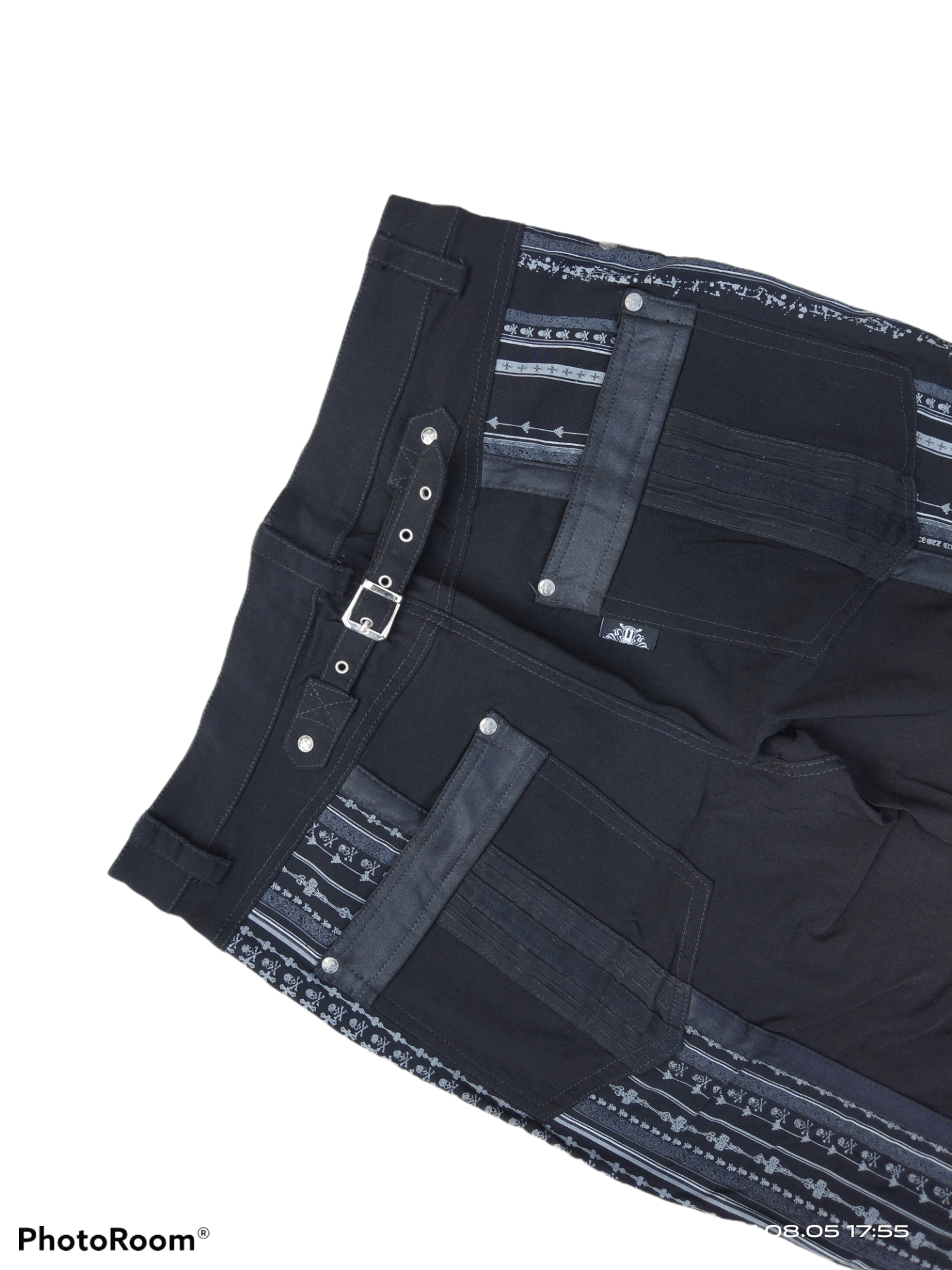Japanese Brand × Vintage JAPANESE BRAND OZ CONTE SIDE PRINTED SKULL PANTS Size US 32 / EU 48 - 8 Thumbnail