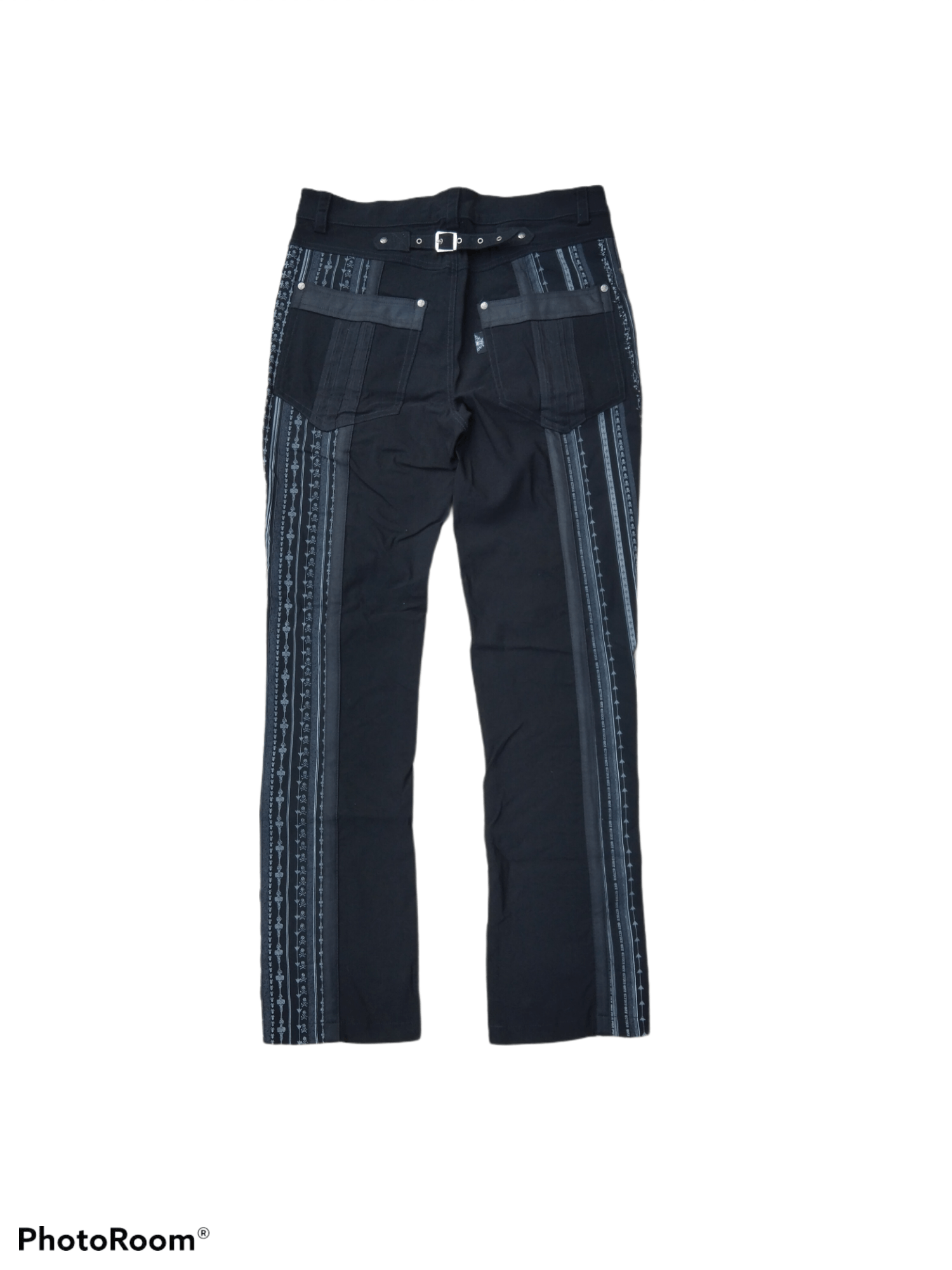 Japanese Brand × Vintage JAPANESE BRAND OZ CONTE SIDE PRINTED SKULL PANTS Size US 32 / EU 48 - 3 Thumbnail