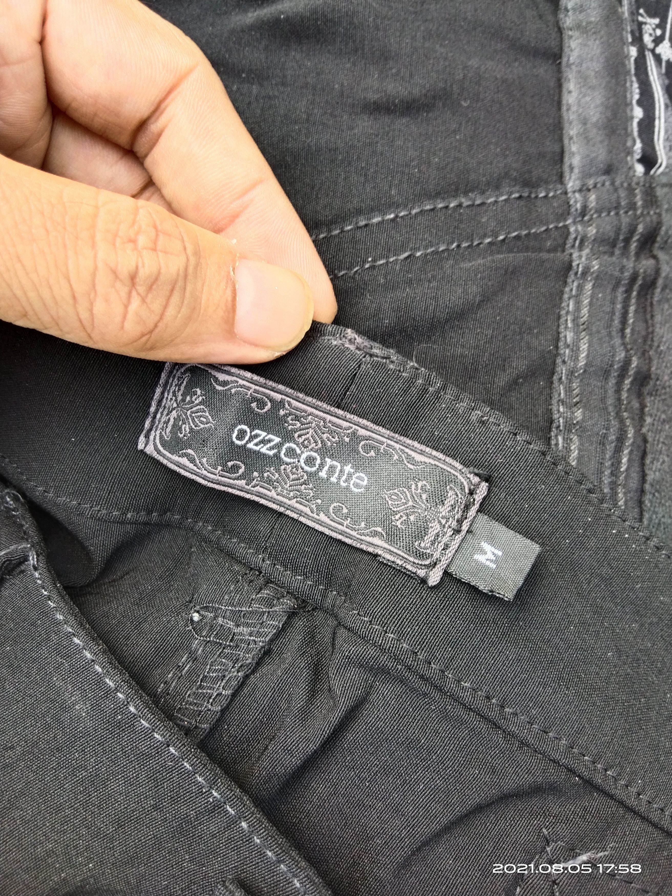 Japanese Brand × Vintage JAPANESE BRAND OZ CONTE SIDE PRINTED SKULL PANTS Size US 32 / EU 48 - 13 Thumbnail