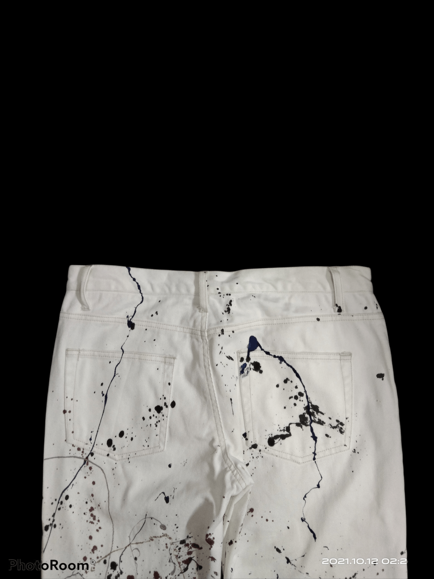 Art Comes First DISTRESSED SPLATTER JAPANESE CLIEF DE SOL DENIM PANTS Size US 31 - 4 Thumbnail
