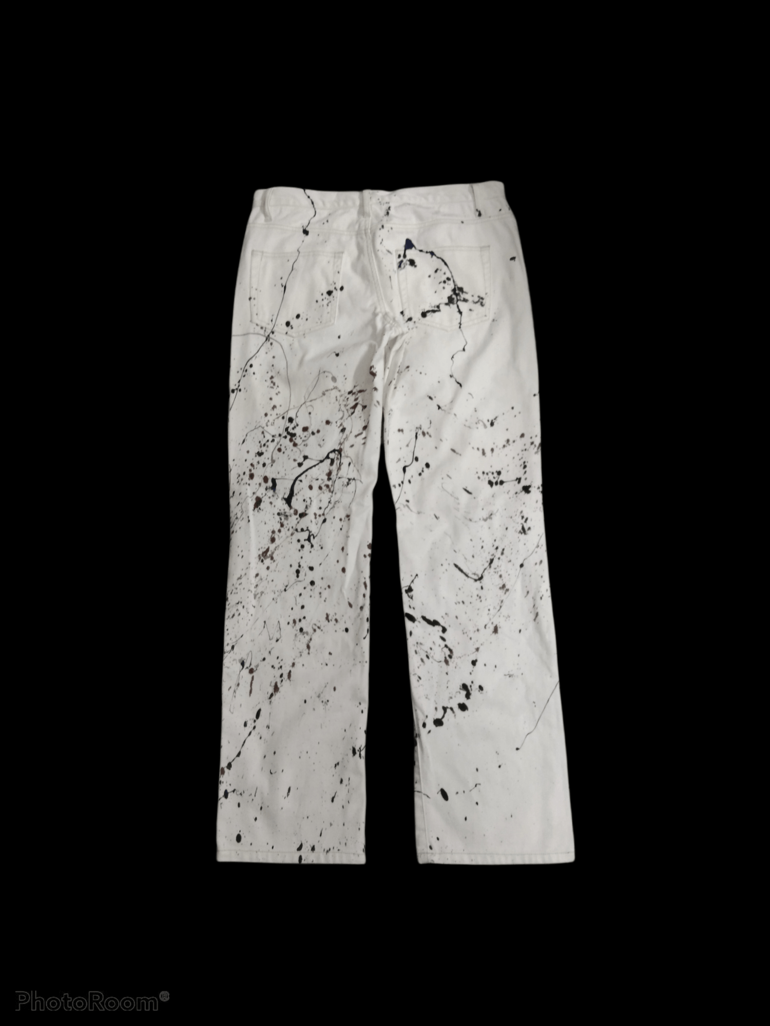 Art Comes First DISTRESSED SPLATTER JAPANESE CLIEF DE SOL DENIM PANTS Size US 31 - 2 Thumbnail