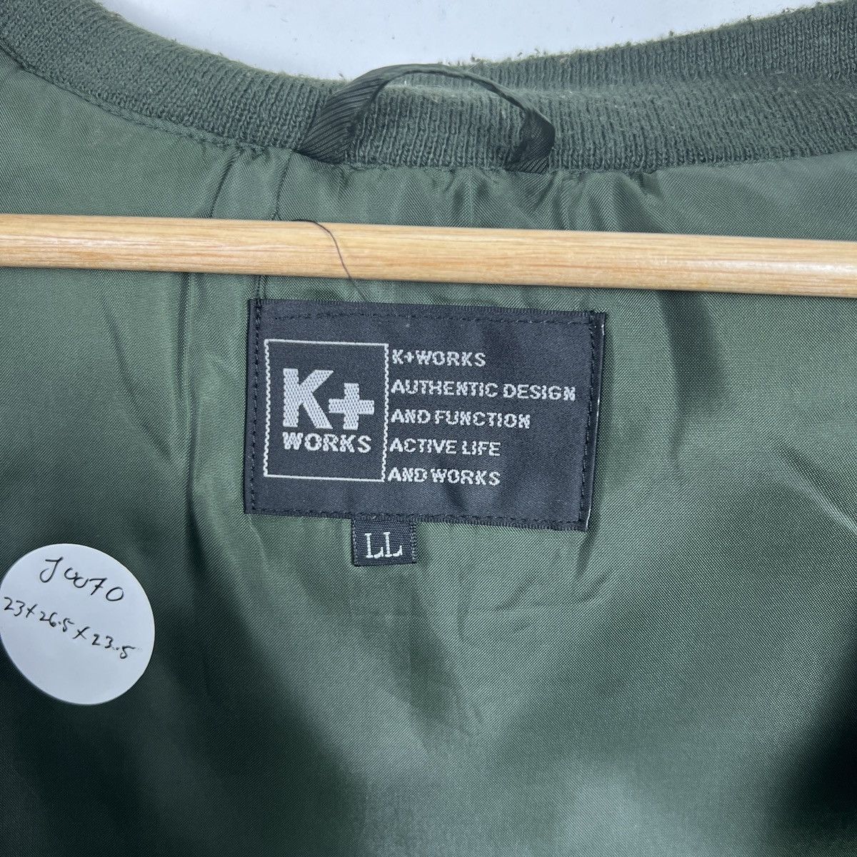 Vintage Vintage K+Works Bomber Jacket J0070 Size US XL / EU 56 / 4 - 7 Thumbnail