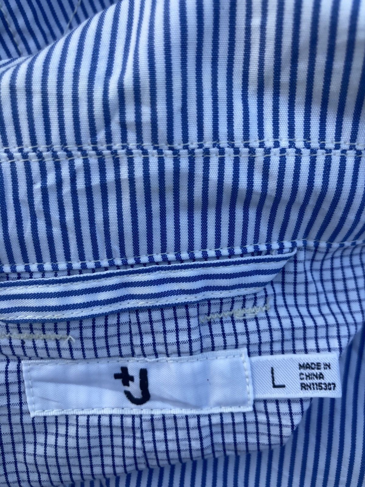 Jil Sander × Uniqlo JIL SANDER x UNIQLO STRIPES JACKET Size US L / EU 52-54 / 3 - 8 Thumbnail