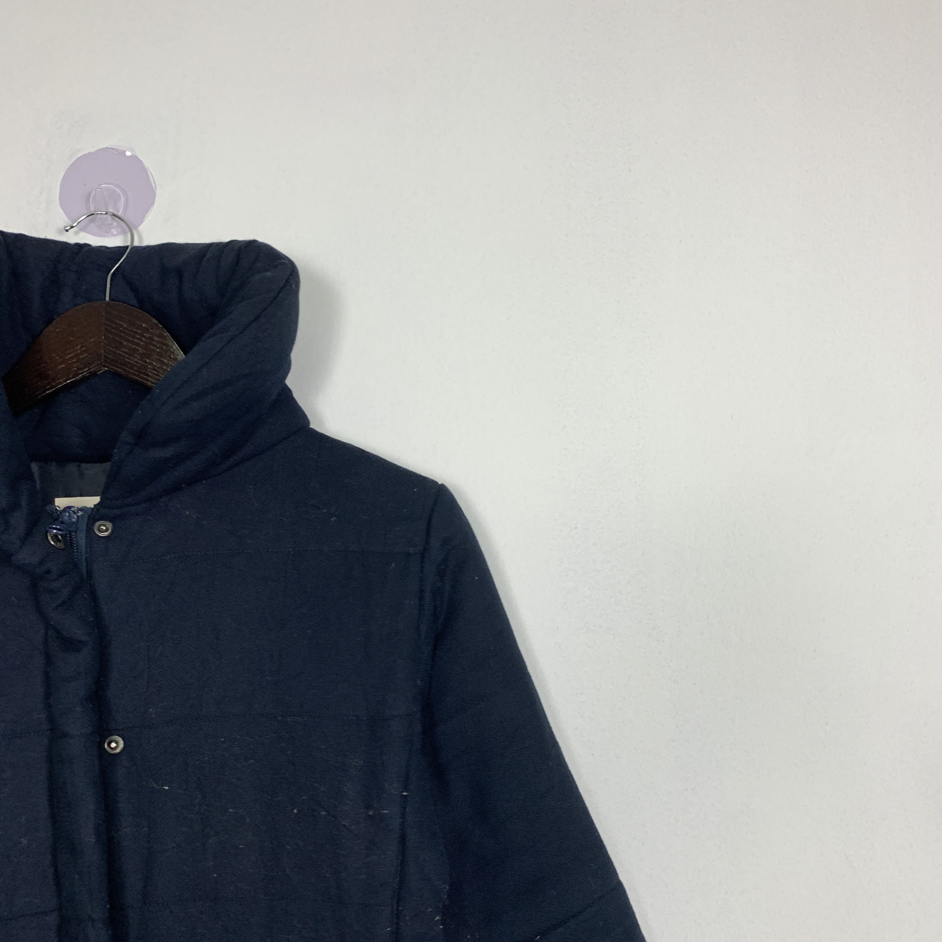 Champion Vintage CHAMPION Puffer Fleece Zip Up Jacket J0826 Size S / US 4 / IT 40 - 3 Thumbnail