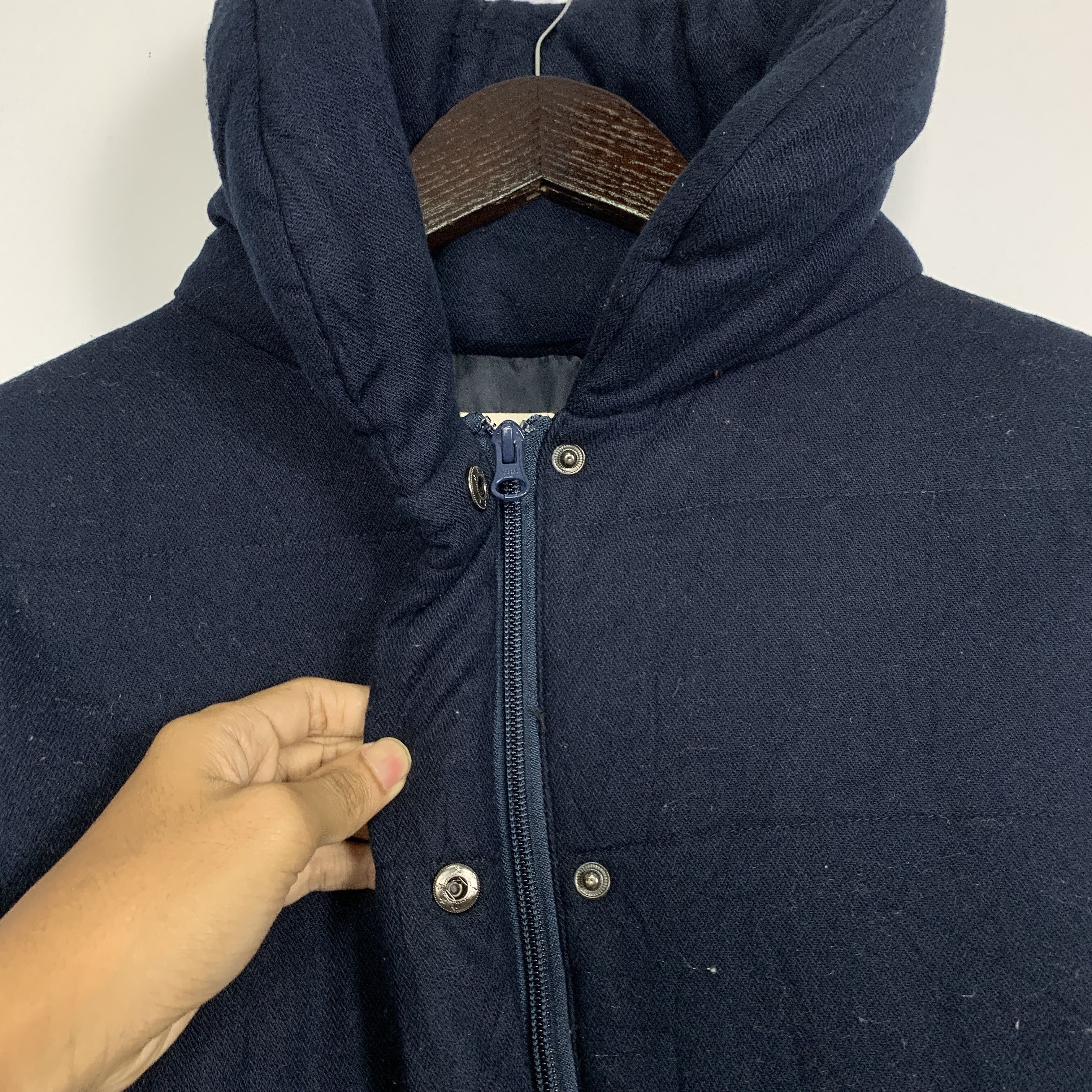 Champion Vintage CHAMPION Puffer Fleece Zip Up Jacket J0826 Size S / US 4 / IT 40 - 5 Thumbnail