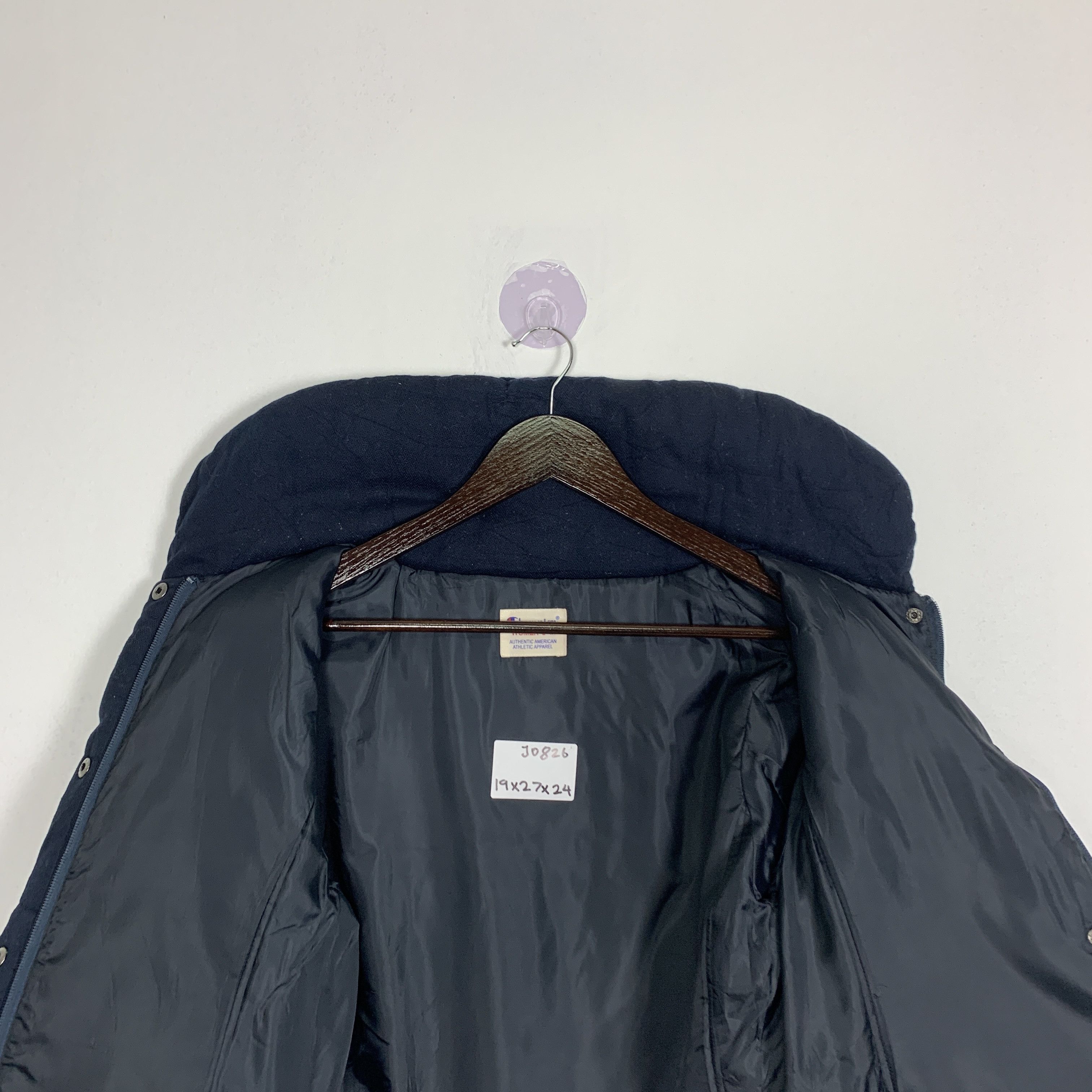 Champion Vintage CHAMPION Puffer Fleece Zip Up Jacket J0826 Size S / US 4 / IT 40 - 15 Thumbnail