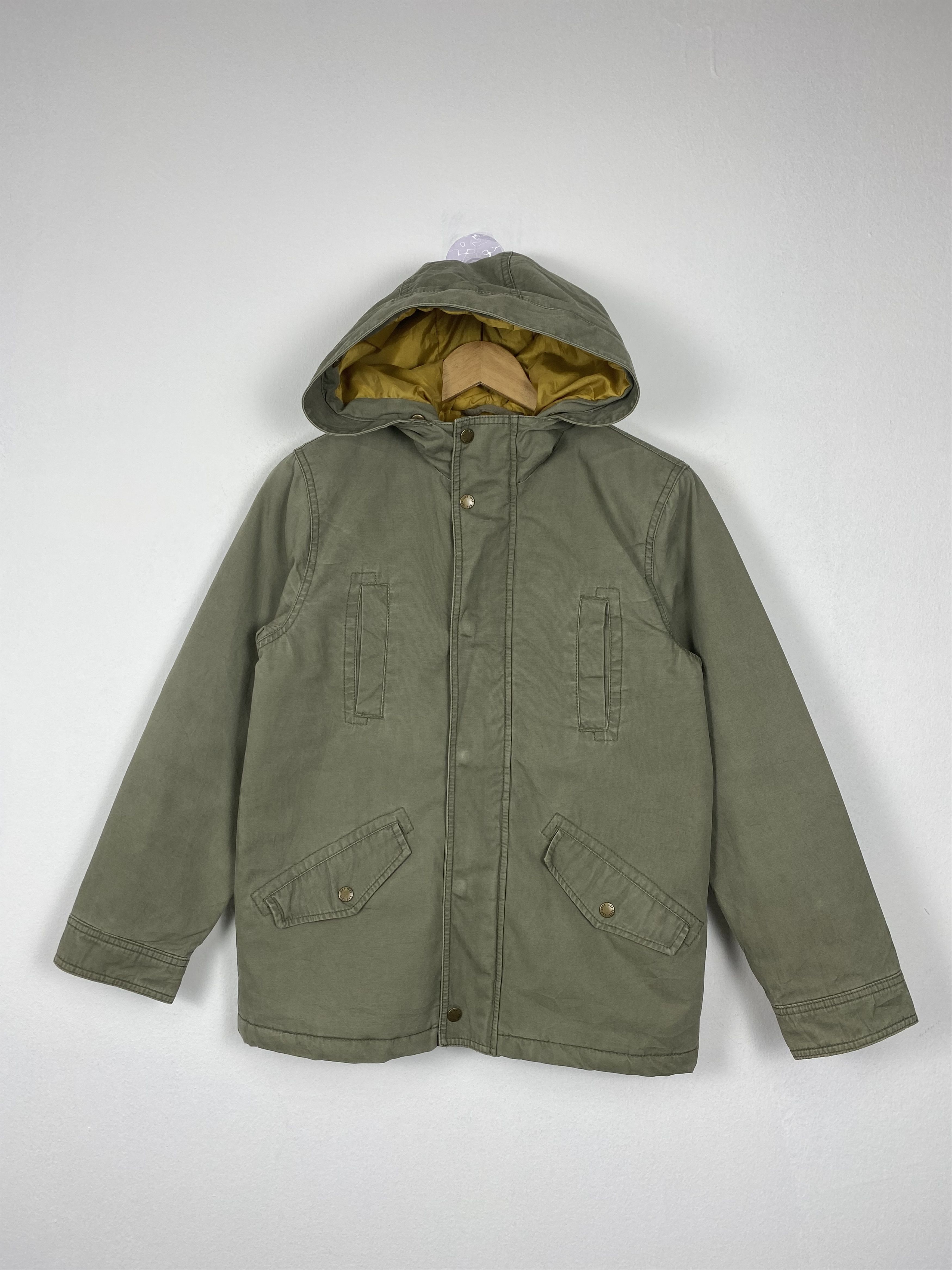 Gap Vintage GAP Kids Quilted Lining Hoodie Jacket J1129 Size US S / EU 44-46 / 1 - 1 Thumbnail