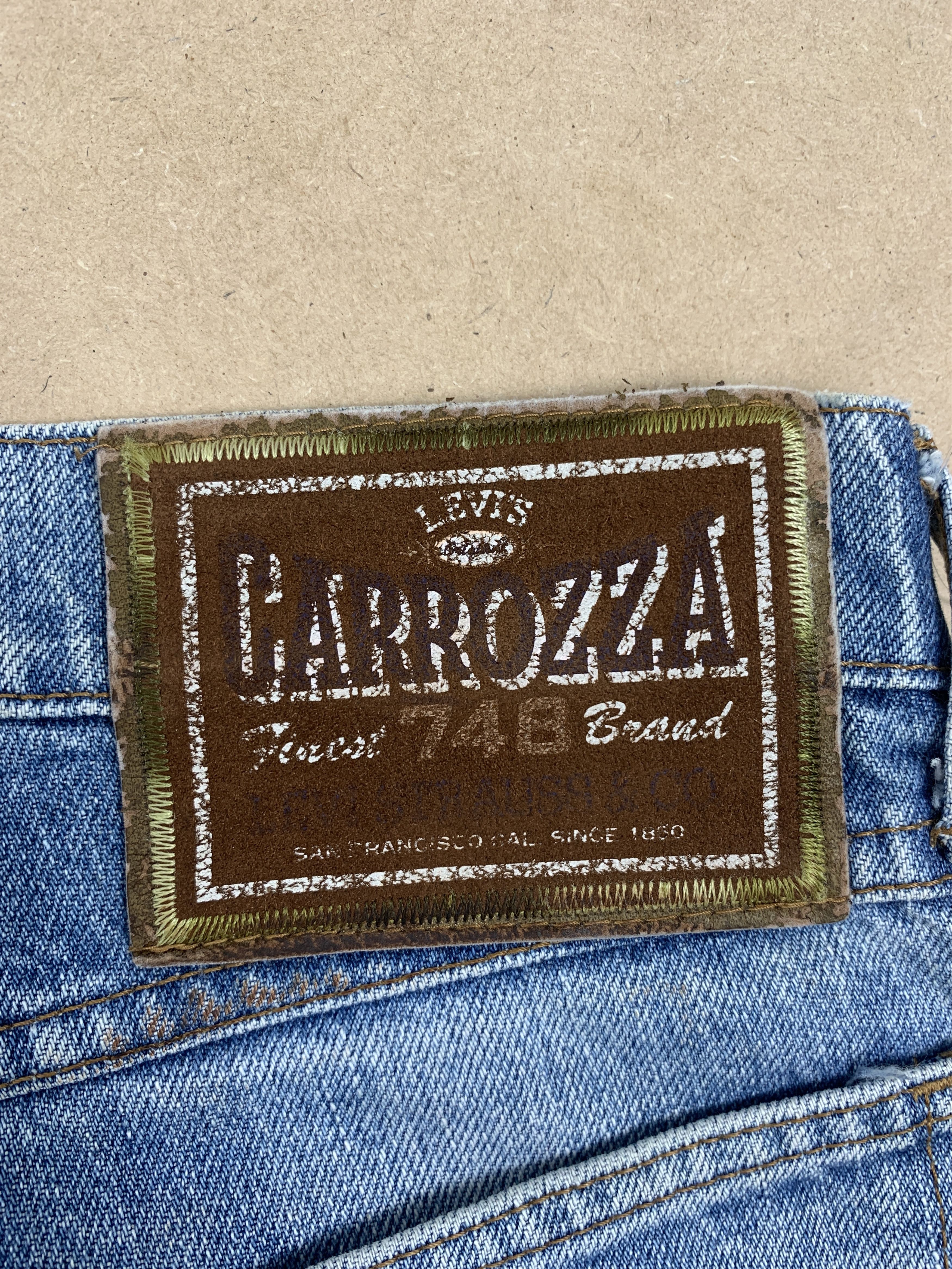 Levi's Vintage LEVI'S 748 CARROZZA Green Tag Faded Mid Wash Size US 26 / EU 42 - 7 Thumbnail
