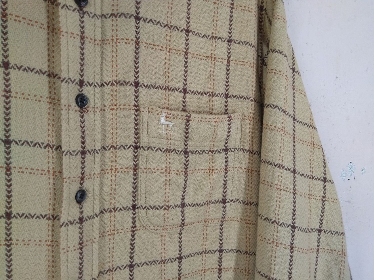 Flannel × Japanese Brand × Pringle Of Scotland PETER SCOTT Scotland Striped Plaid Flannel ButtonUp Shirt Size US M / EU 48-50 / 2 - 4 Thumbnail