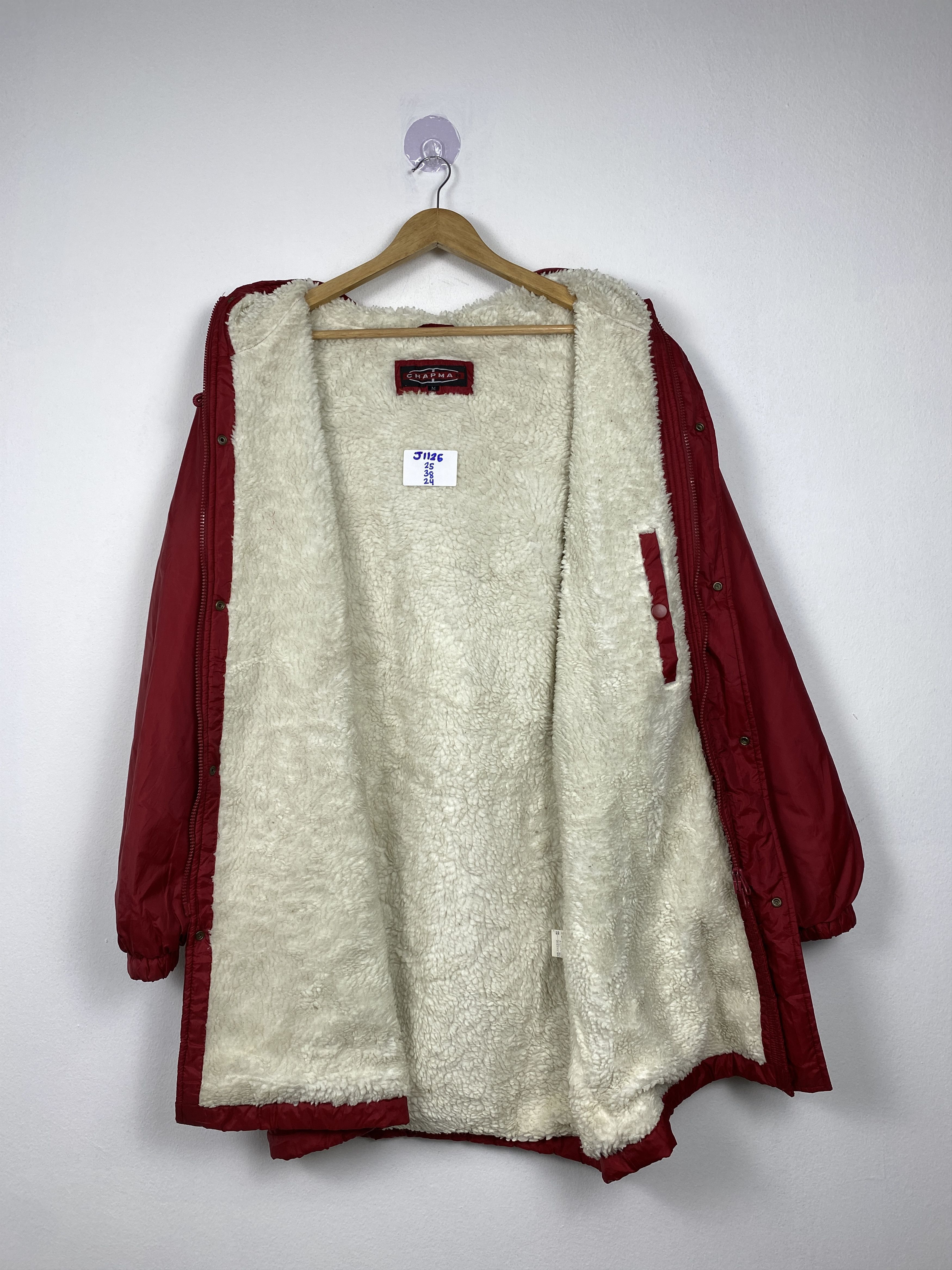 Japanese Brand Vintage CHAPMAN Sherpa Lining Hoodie Long Jacket J1126 Size US M / EU 48-50 / 2 - 9 Thumbnail