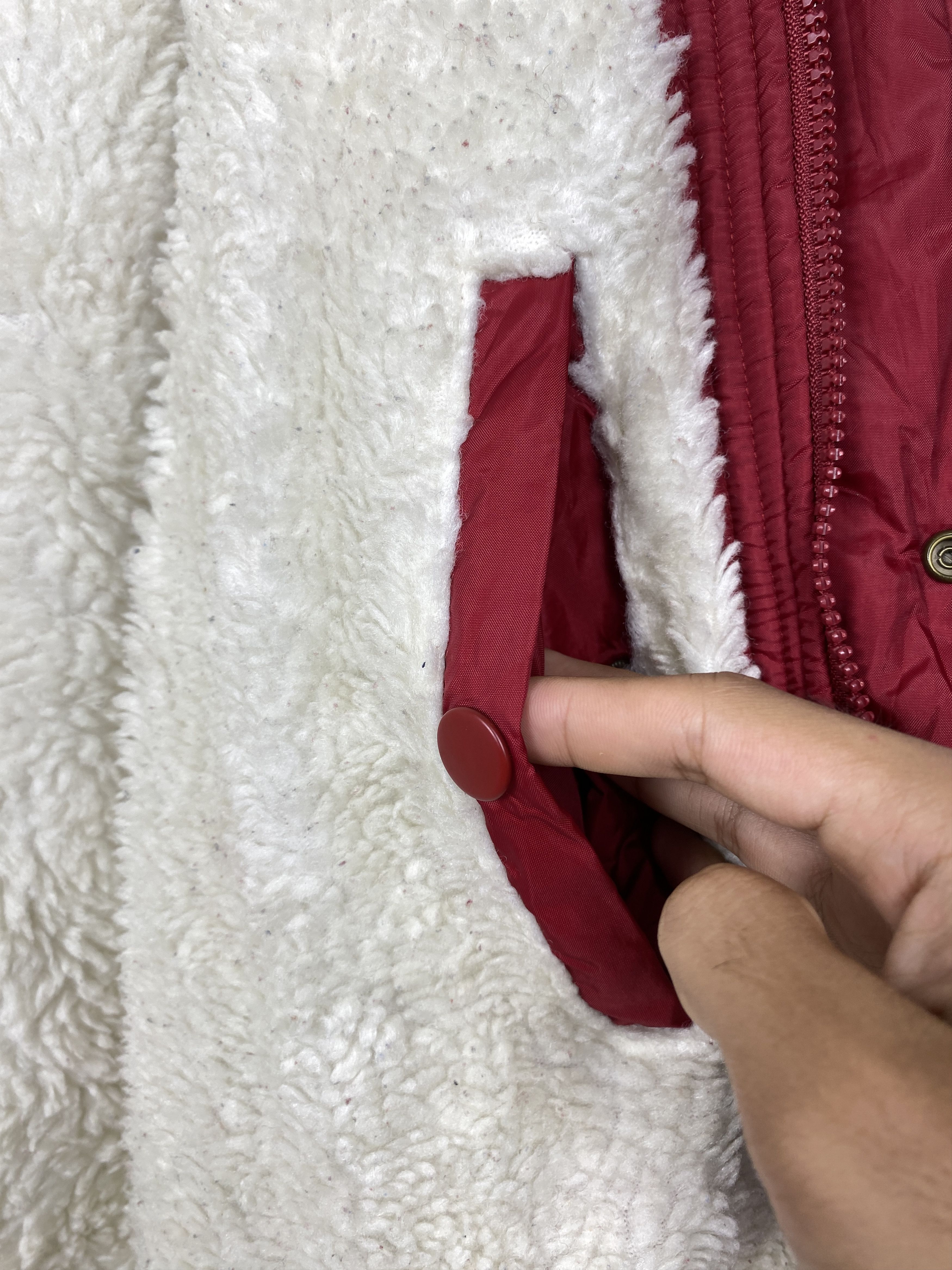 Japanese Brand Vintage CHAPMAN Sherpa Lining Hoodie Long Jacket J1126 Size US M / EU 48-50 / 2 - 10 Thumbnail