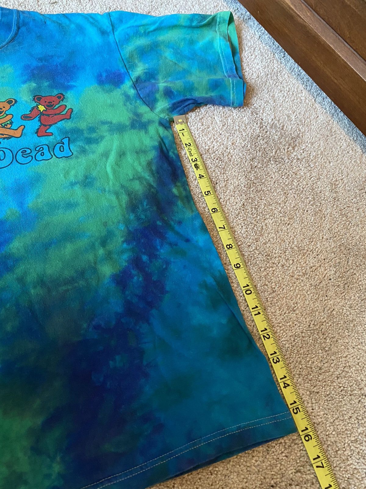 Band Tees × Grateful Dead × Vintage Grateful Dead Y2K Bears Dancing Tie Dye Blue Liquid Garcia Size US M / EU 48-50 / 2 - 13 Thumbnail