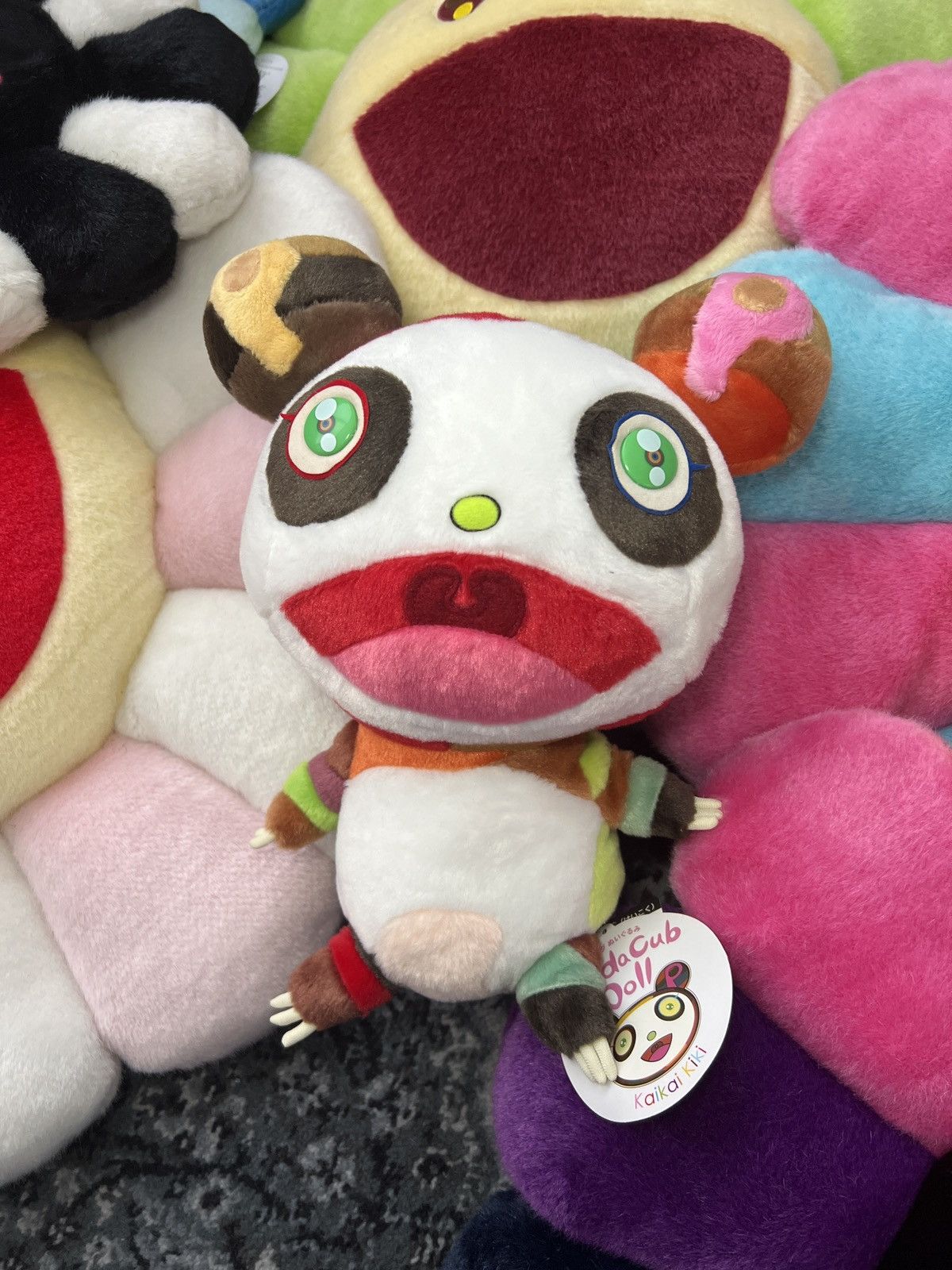 image of Takashi Murakami Takashi Murkami Panda Plush Kaikai Kiki in Rainbow, Men's