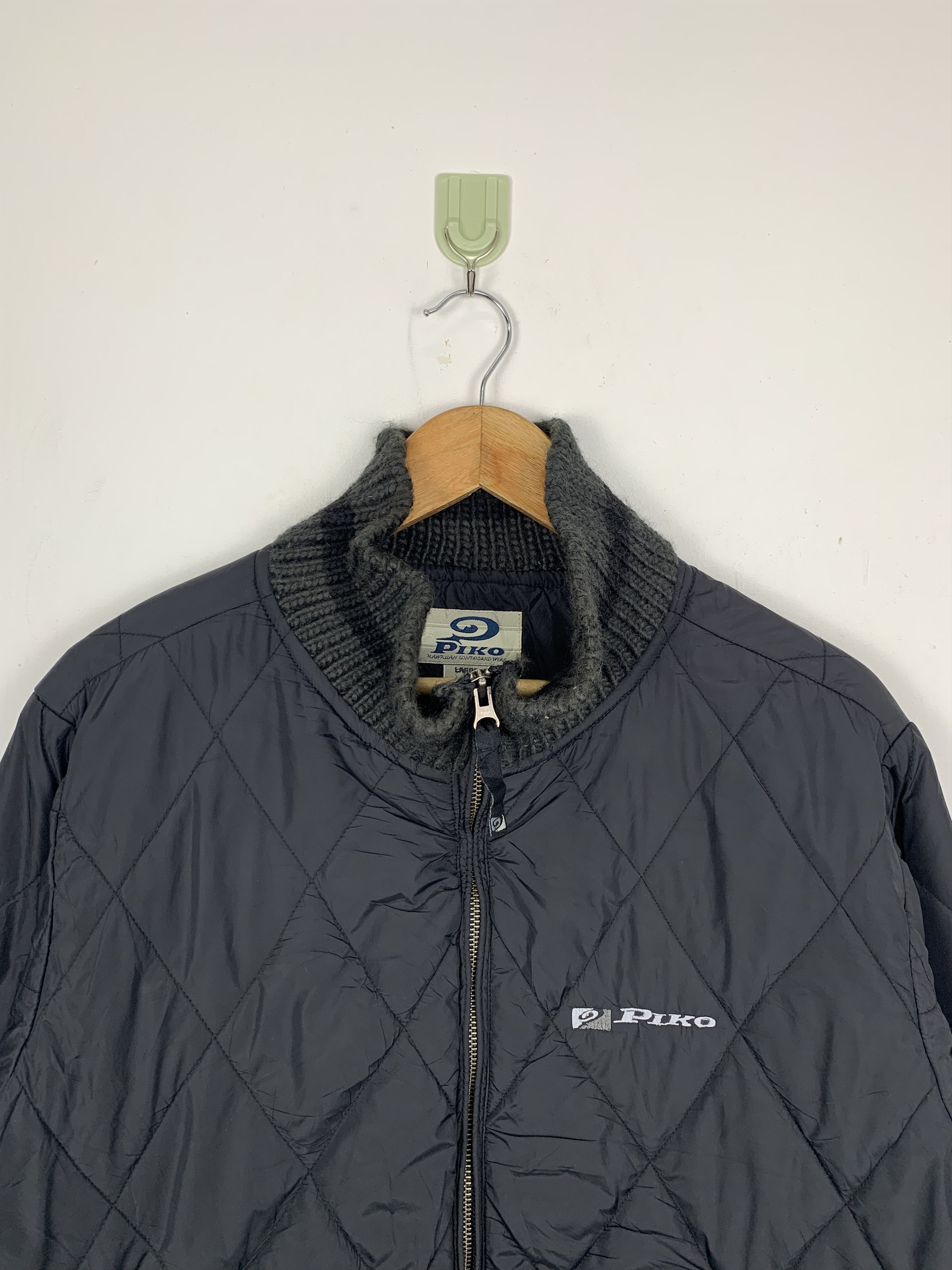 Japanese Brand Vintage Piko Quilted Zip Up Jackets J0603 Size US M / EU 48-50 / 2 - 2 Thumbnail