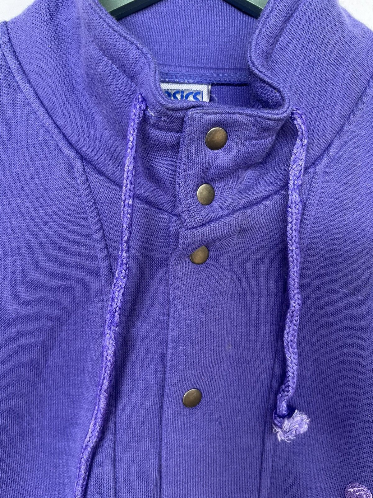 Asics Vintage 90s Asics Half Button Sweatshirt Size US L / EU 52-54 / 3 - 4 Thumbnail
