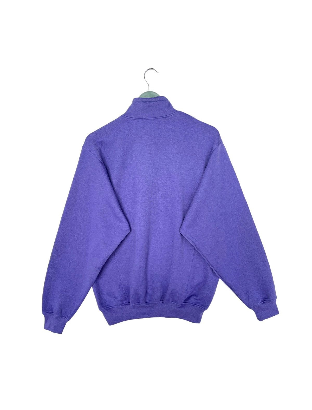 Asics Vintage 90s Asics Half Button Sweatshirt Size US L / EU 52-54 / 3 - 2 Thumbnail