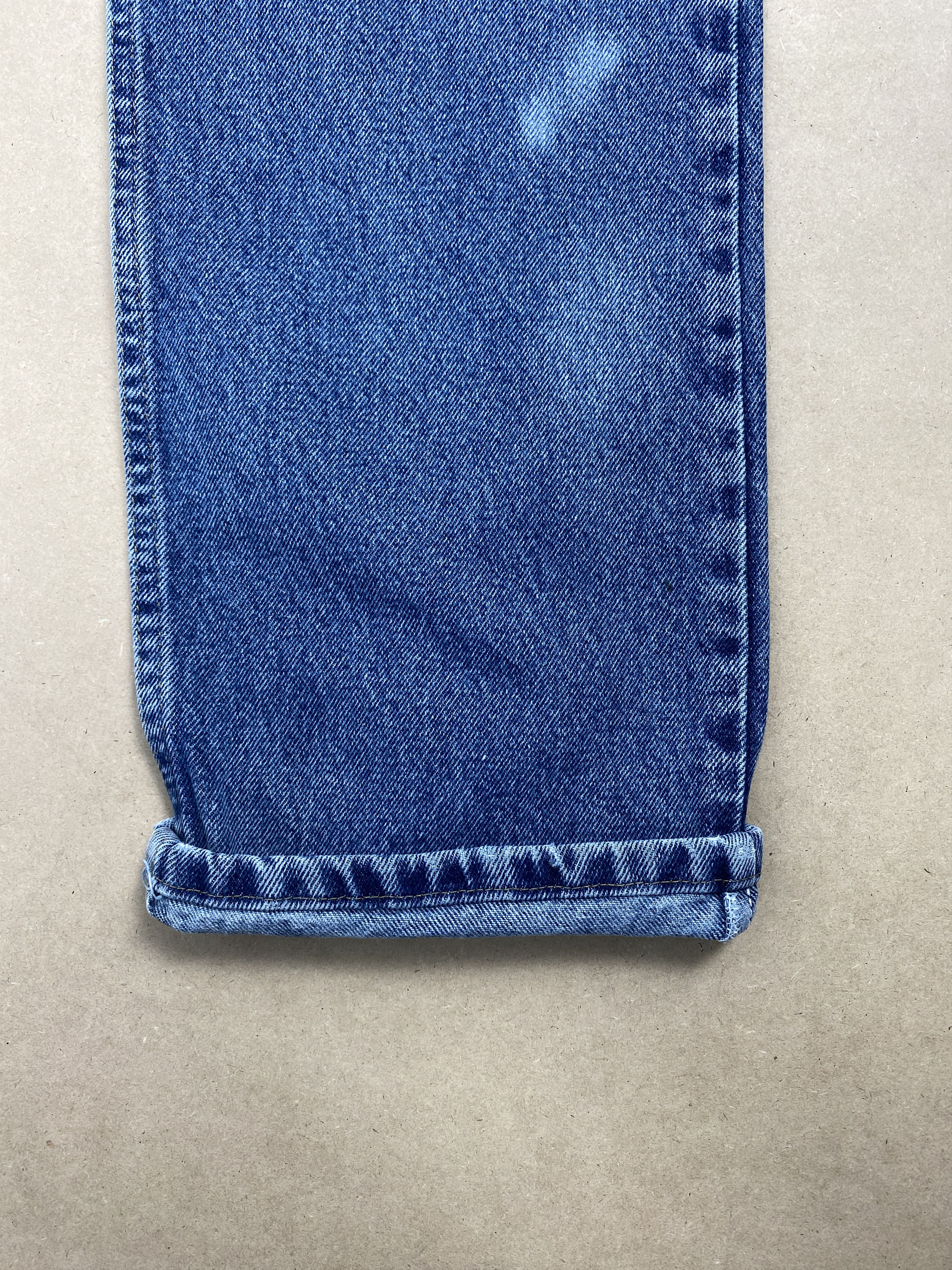 Vintage Vintage Wrangler Distressed Straight Cut Blue Jeans Size US 33 - 4 Thumbnail