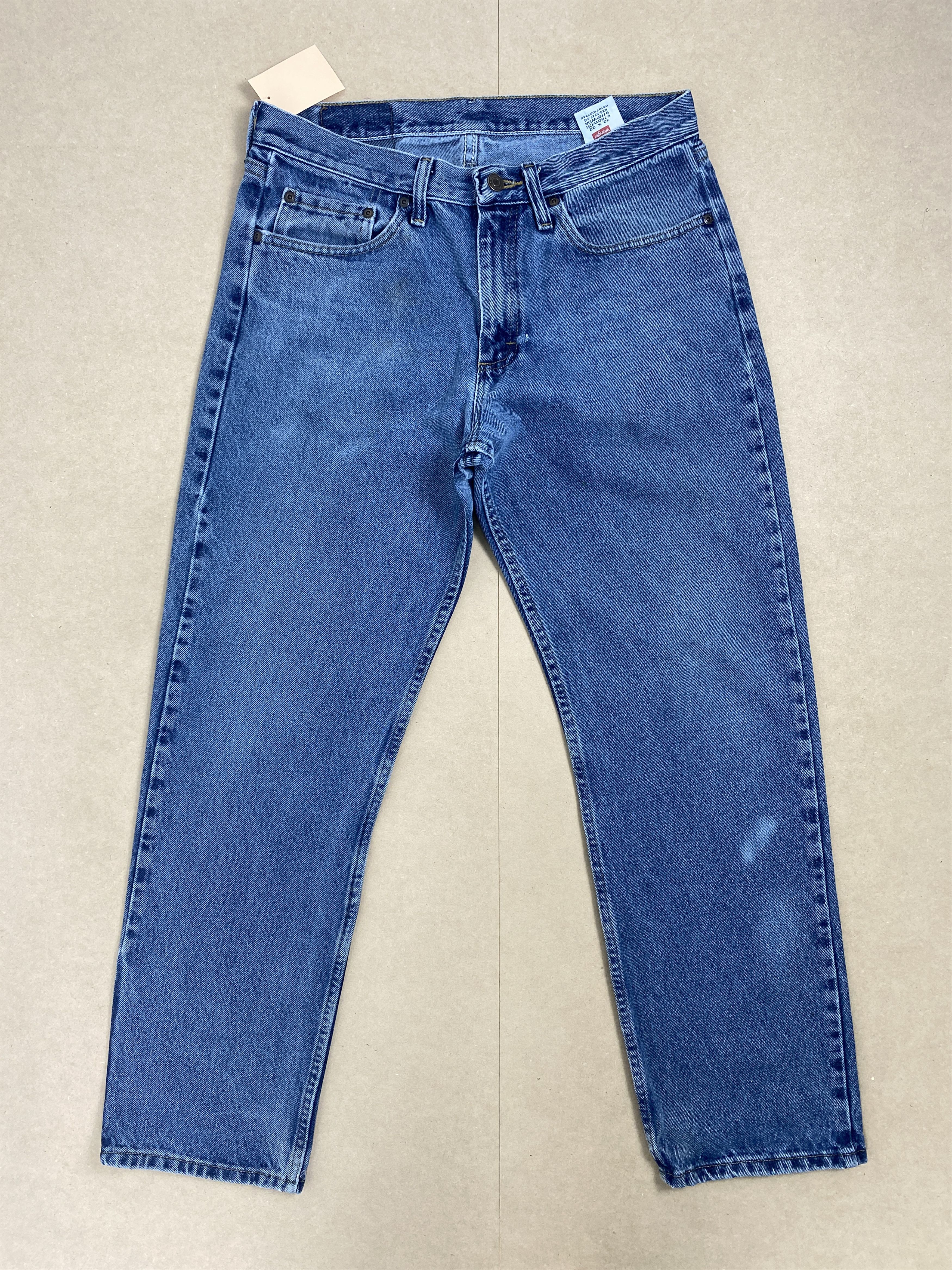 Vintage Vintage Wrangler Distressed Straight Cut Blue Jeans Size US 33 - 1 Thumbnail