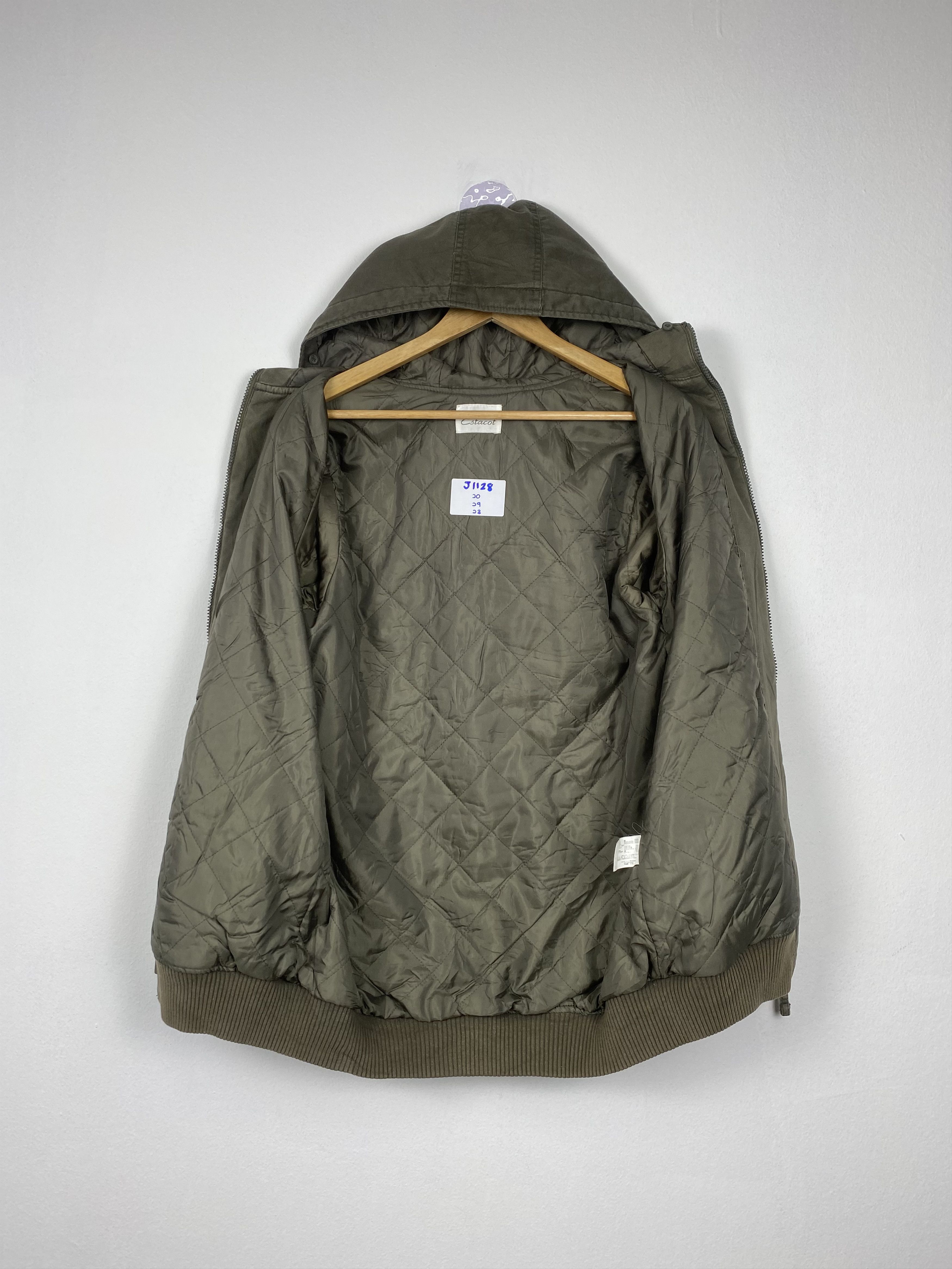 Japanese Brand Vintage ESTACOT Quilted Lining Hoodie Jacket J1128 Size US S / EU 44-46 / 1 - 6 Thumbnail