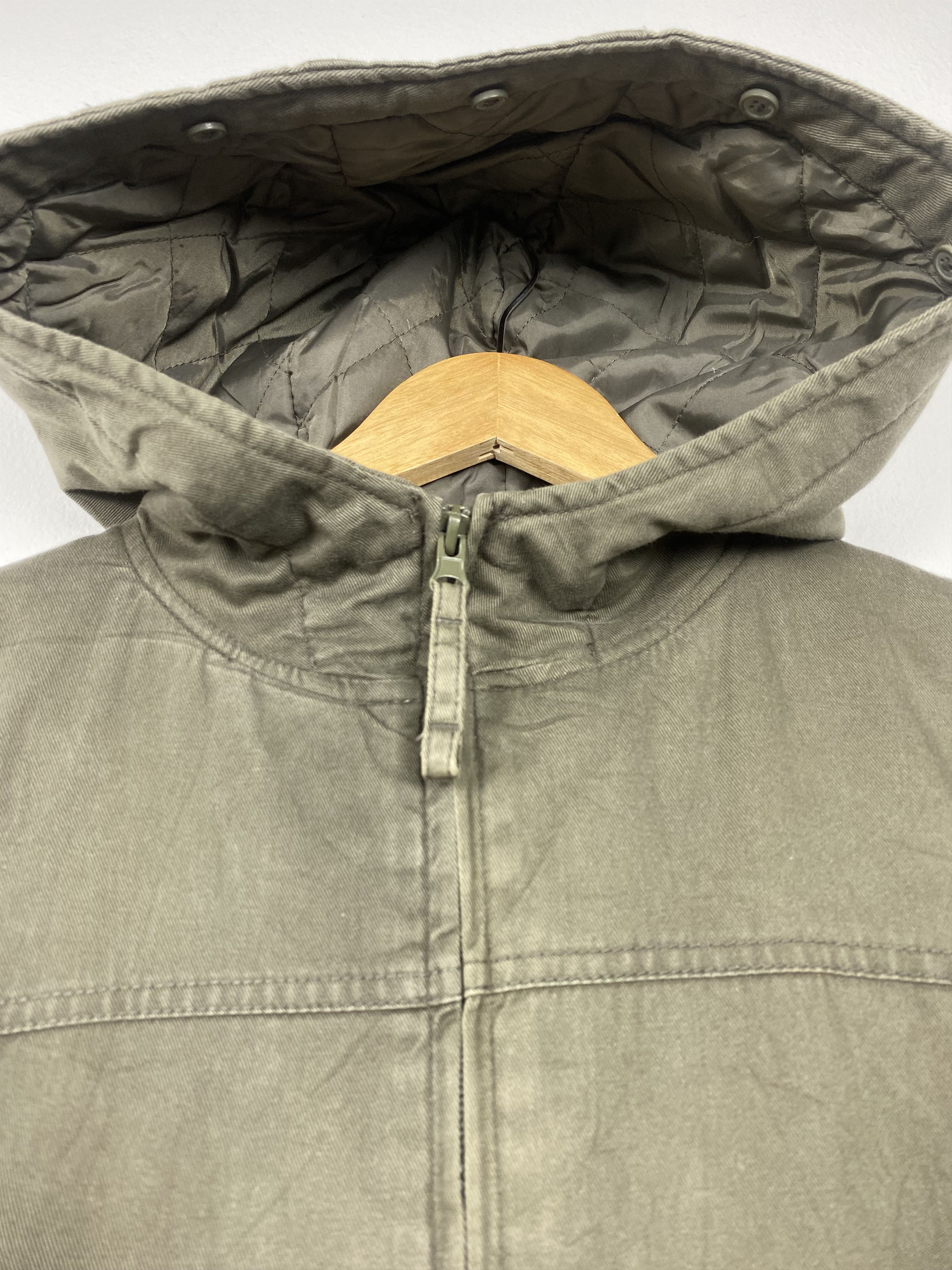 Japanese Brand Vintage ESTACOT Quilted Lining Hoodie Jacket J1128 Size US S / EU 44-46 / 1 - 2 Thumbnail