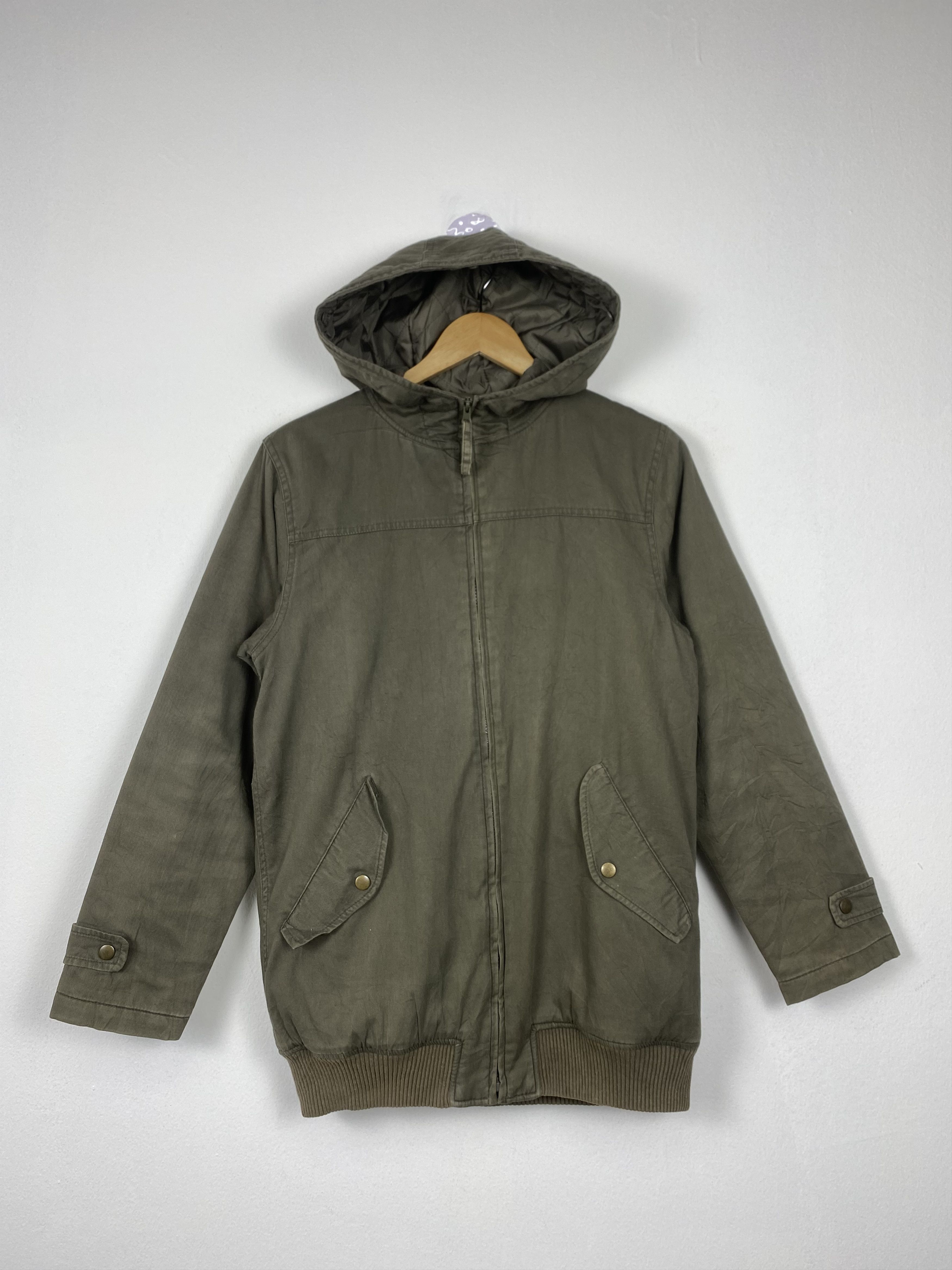 Japanese Brand Vintage ESTACOT Quilted Lining Hoodie Jacket J1128 Size US S / EU 44-46 / 1 - 1 Thumbnail