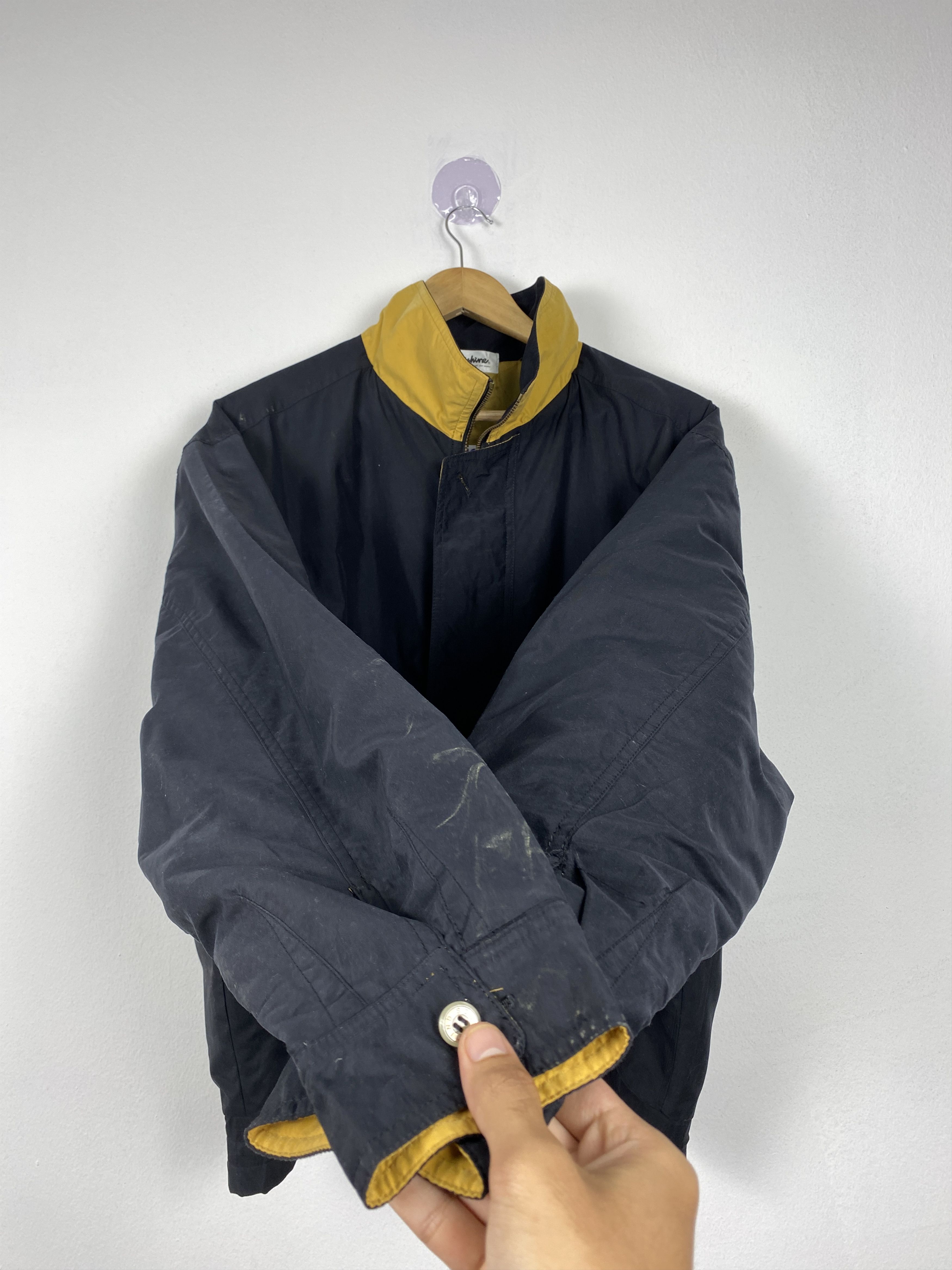 Japanese Brand Vintage Unishine Quilted Lining Zip Up Jacket J1146 Size US XL / EU 56 / 4 - 8 Thumbnail