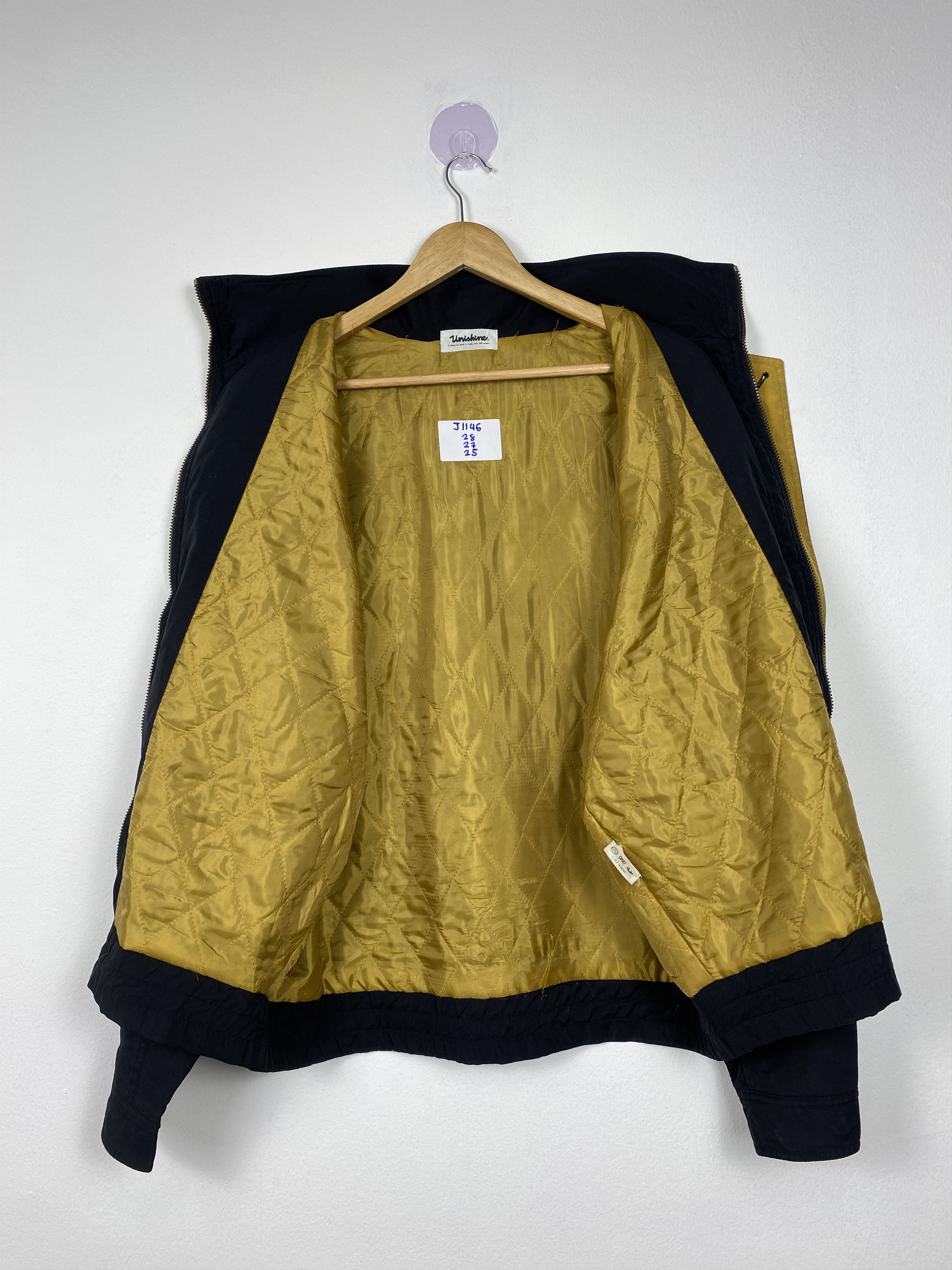 Japanese Brand Vintage Unishine Quilted Lining Zip Up Jacket J1146 Size US XL / EU 56 / 4 - 10 Thumbnail