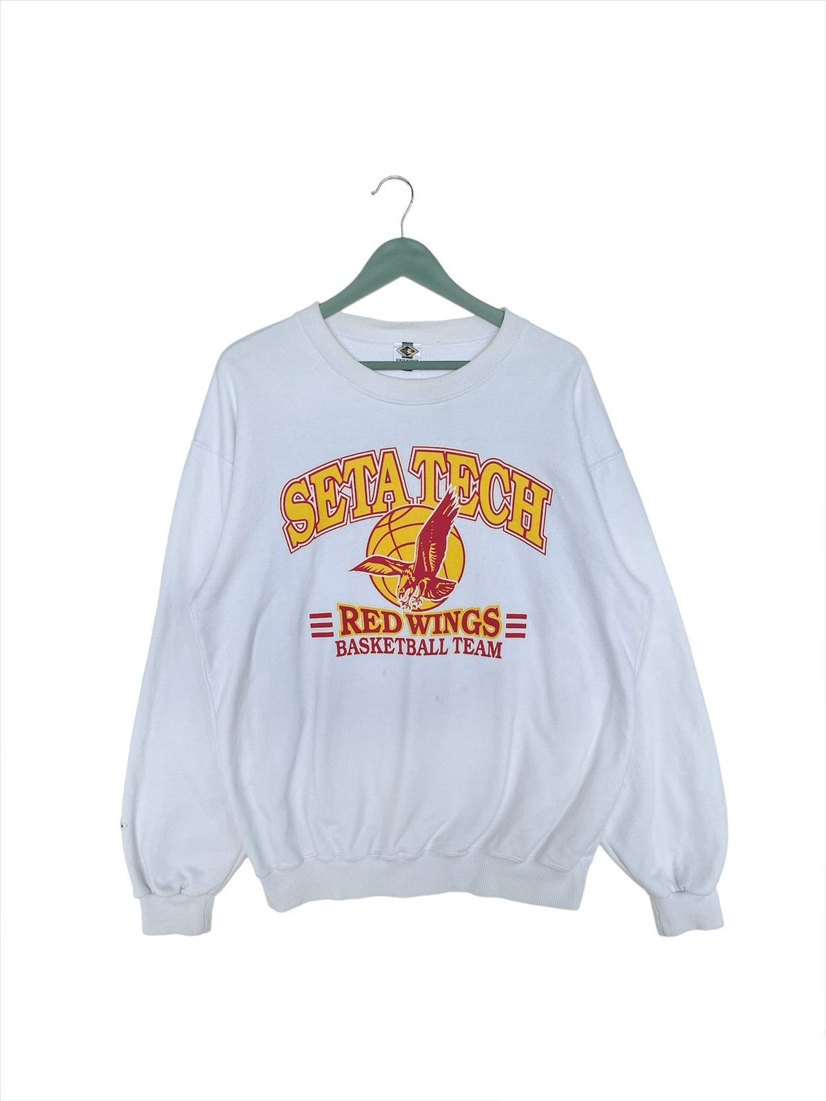 Vintage Vintage Y2K Seta Tech Red Wings Basketball Sweatshirt Size US XXL / EU 58 / 5 - 1 Thumbnail