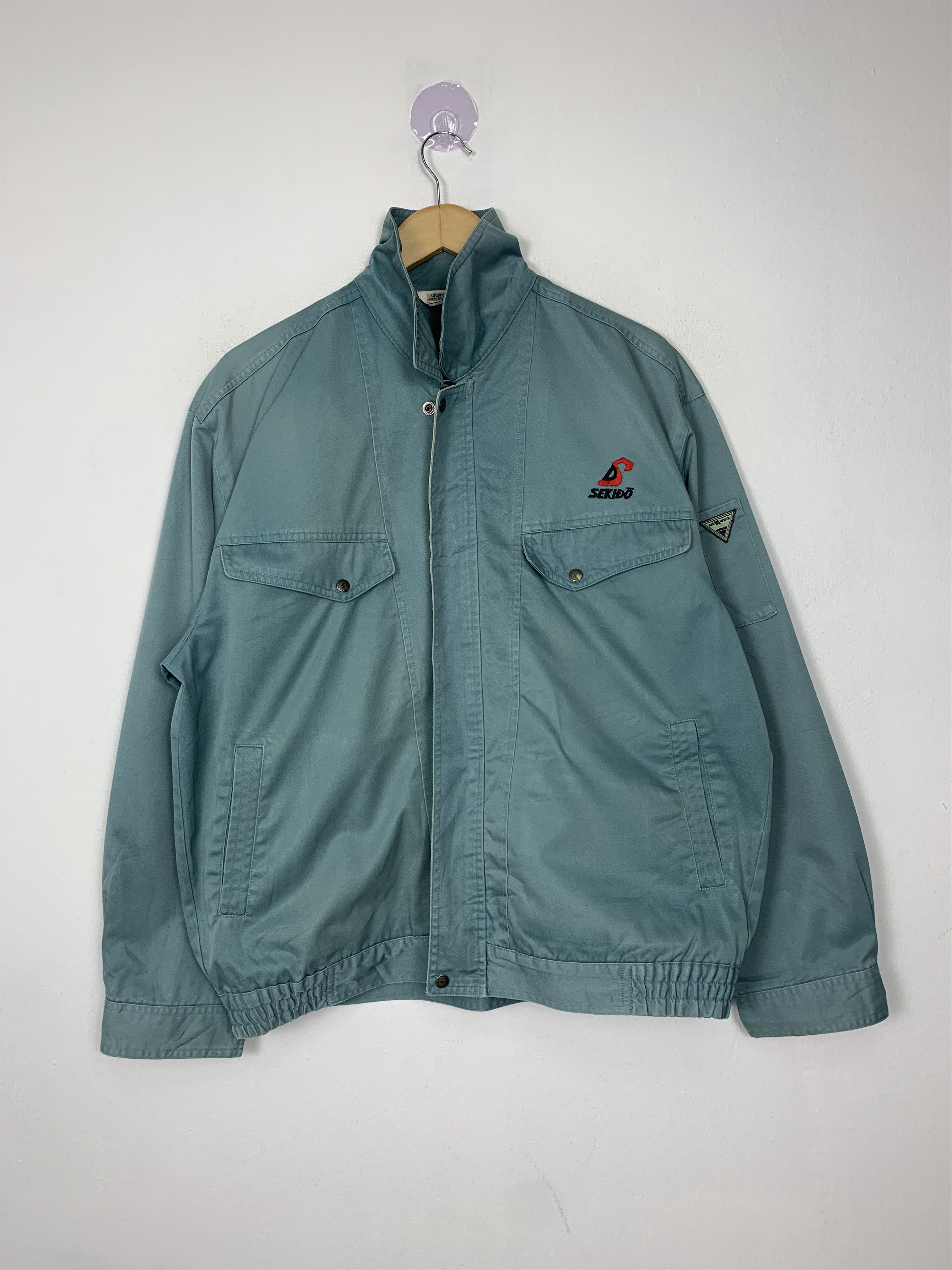 Japanese Brand Vintage VIvasowa Sekido Multi Pocket Workers Jacket J1484 Size US M / EU 48-50 / 2 - 1 Thumbnail