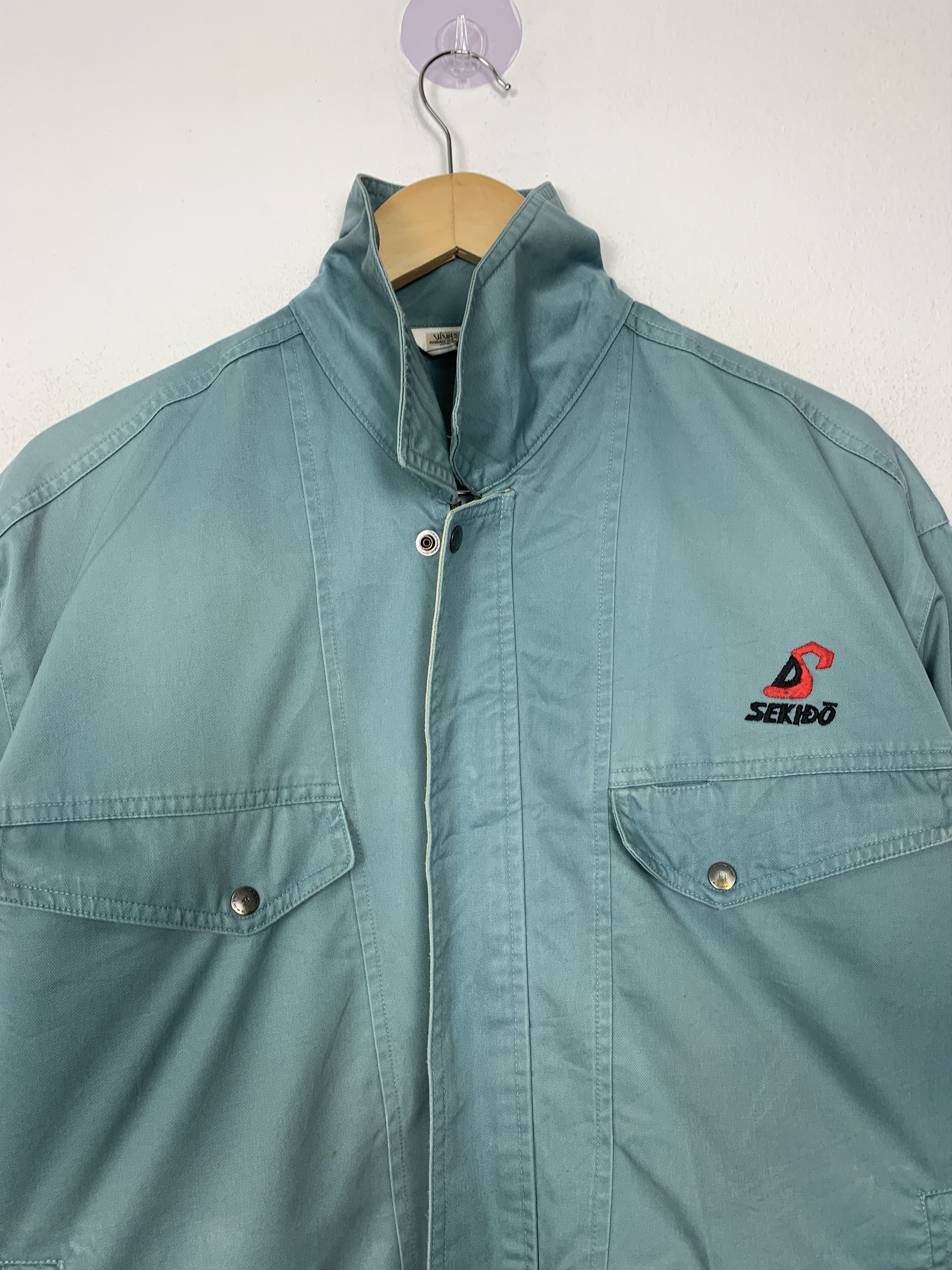 Japanese Brand Vintage VIvasowa Sekido Multi Pocket Workers Jacket J1484 Size US M / EU 48-50 / 2 - 2 Thumbnail