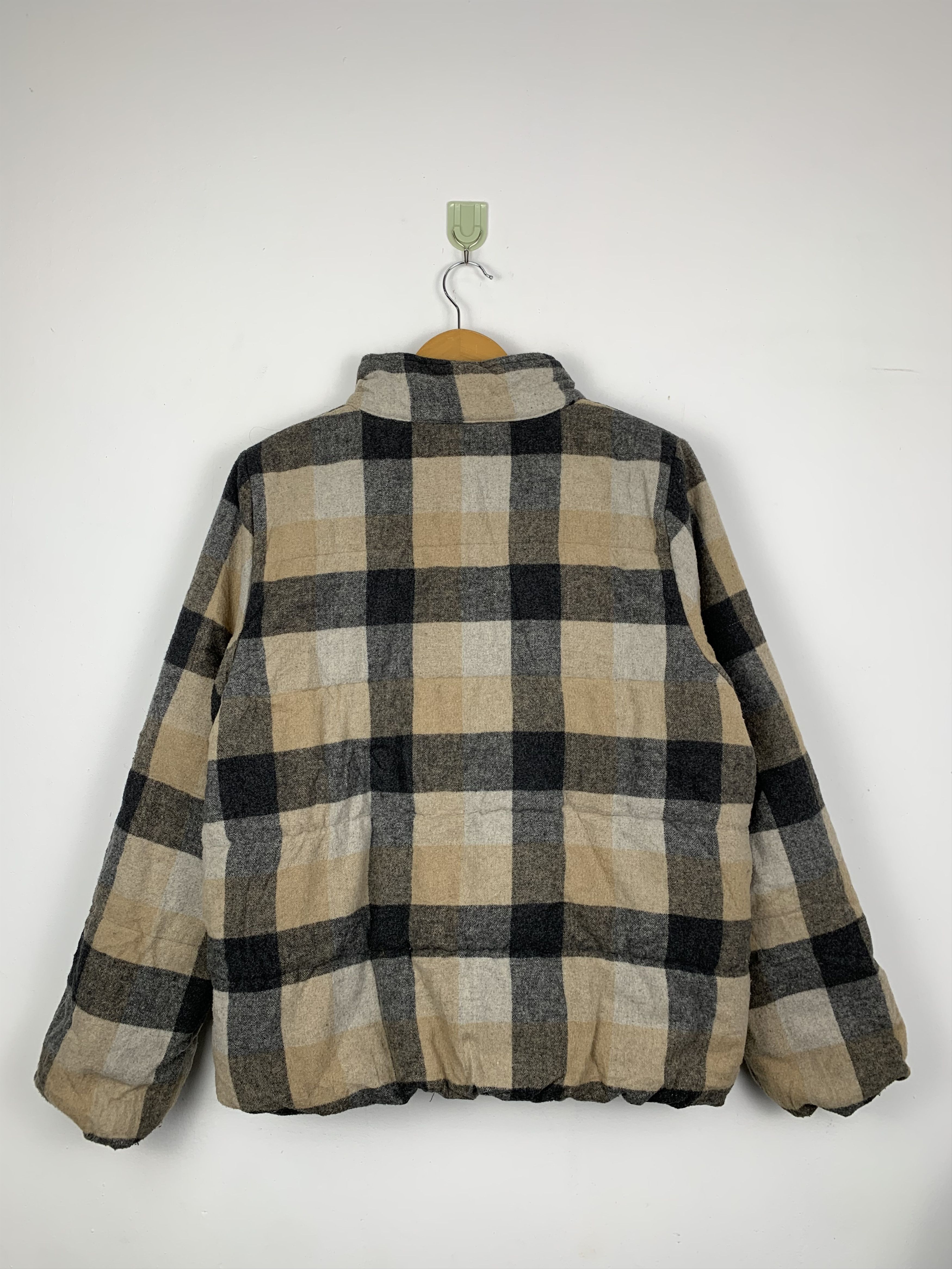Uniqlo Vintage UNIQLO Checkered Jacket Wool J0706 Size US S / EU 44-46 / 1 - 7 Thumbnail