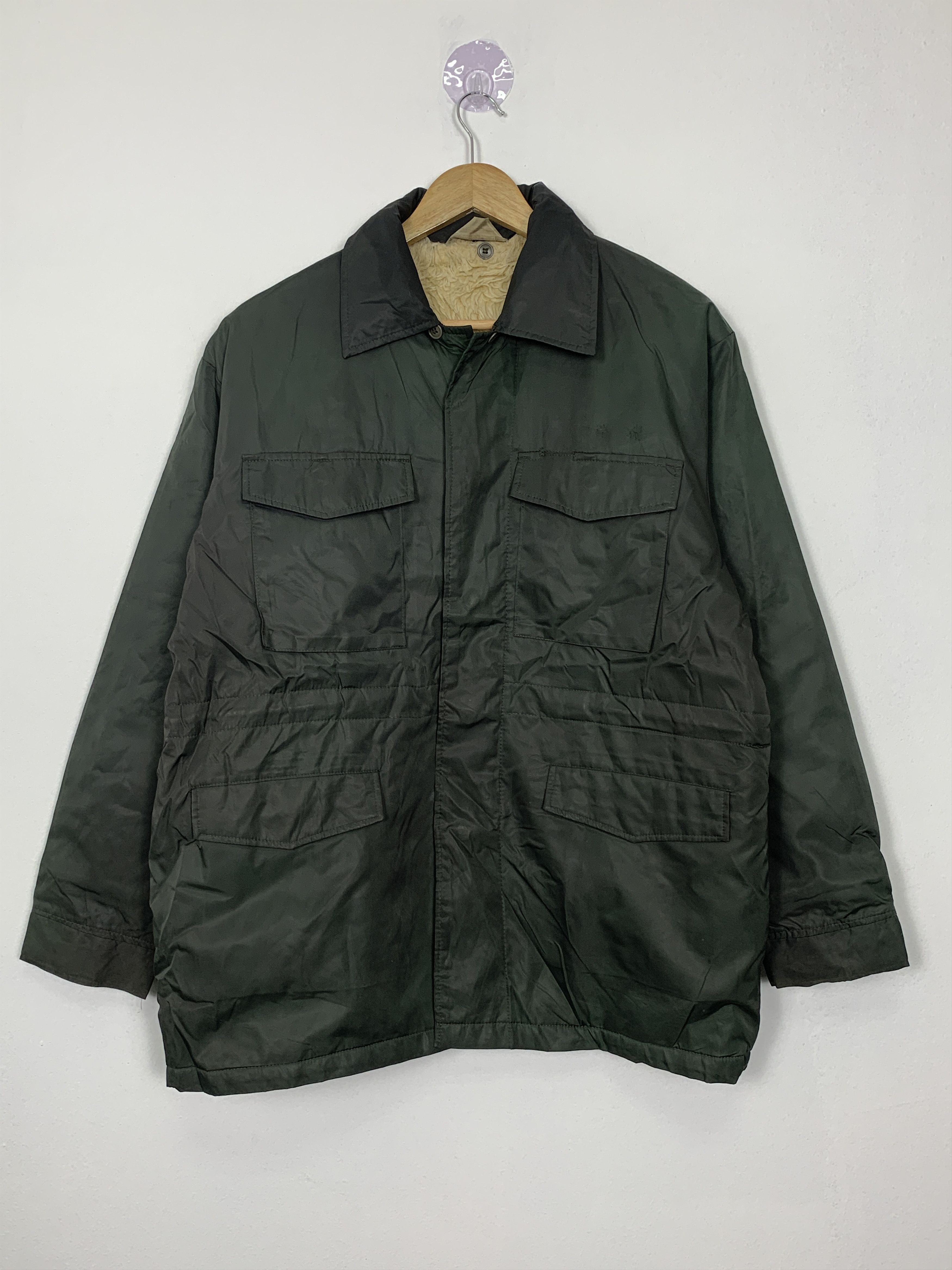 Japanese Brand Vintage JAPANESE BRAND Sherpa Lining 3D Pocket Jacket J0750 Size US S / EU 44-46 / 1 - 2 Thumbnail