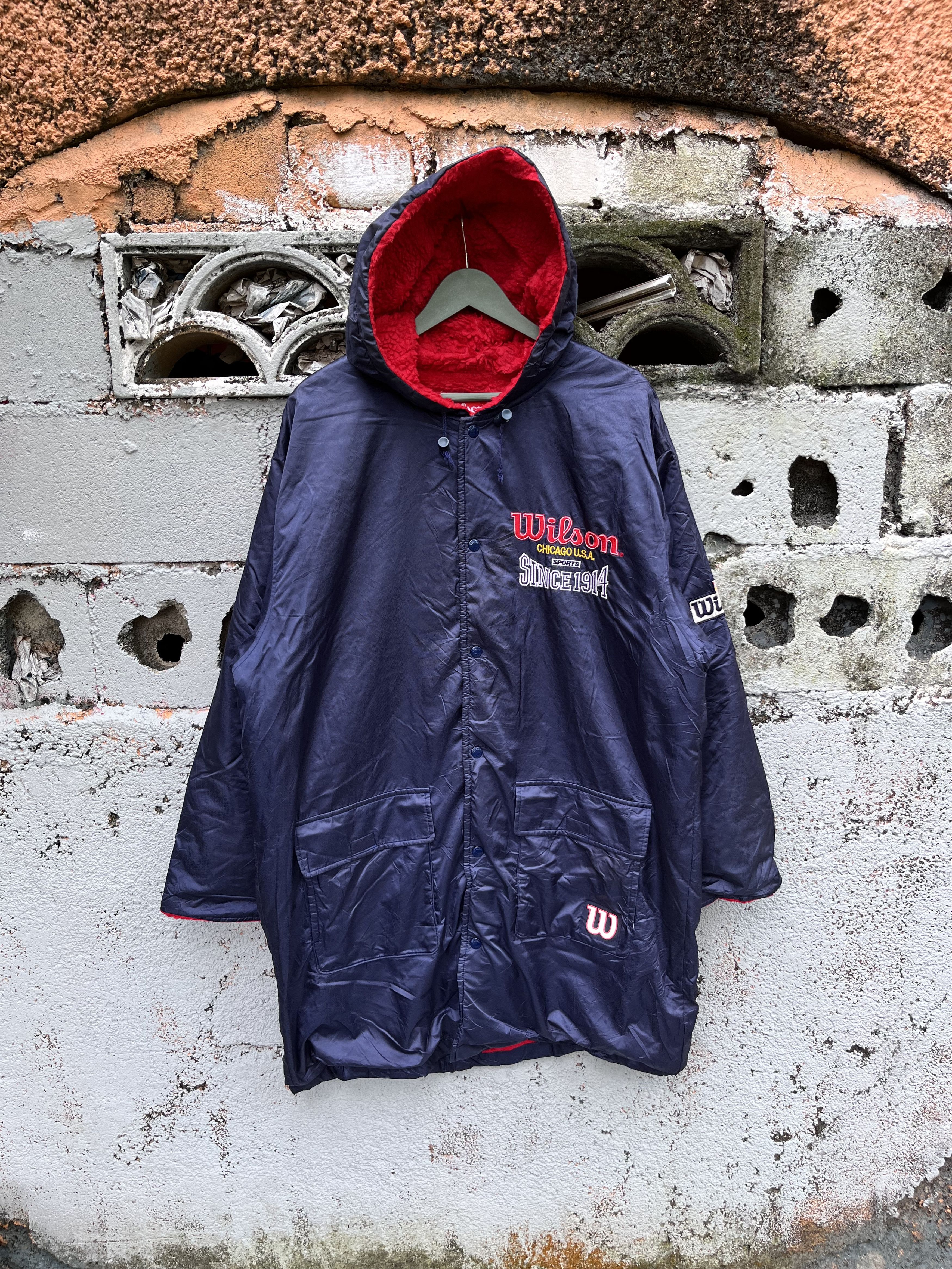 Vintage Vintage 90s Wilson Long Jacket Size US XL / EU 56 / 4 - 1 Thumbnail