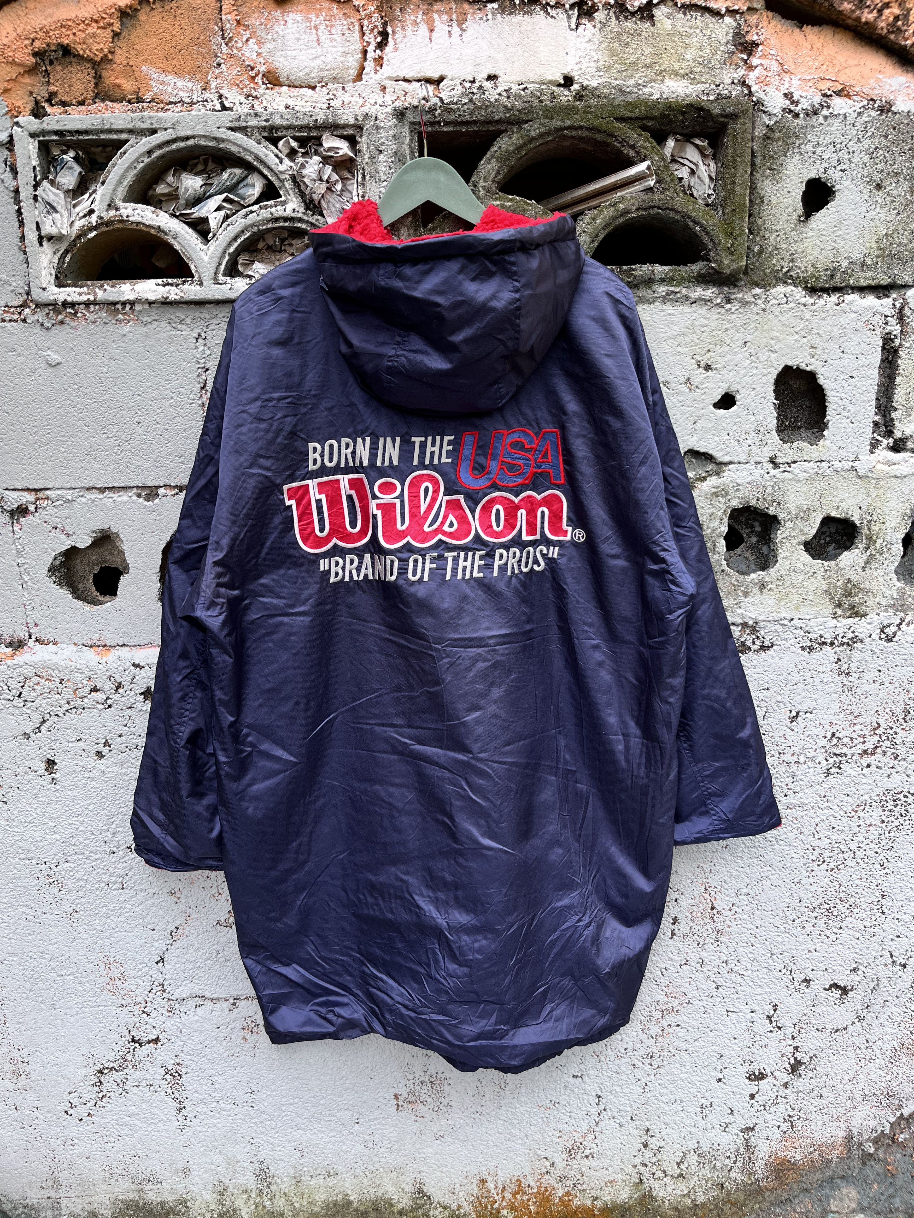 Vintage Vintage 90s Wilson Long Jacket Size US XL / EU 56 / 4 - 2 Thumbnail