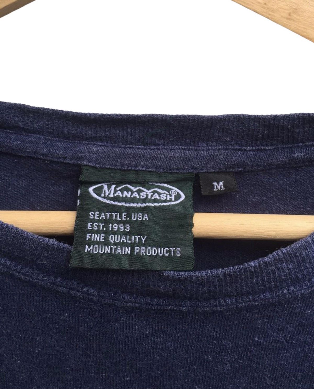 Manastash × Vintage Vintage Manastash Project Nature Cotton Hemp T Shirt Size US M / EU 48-50 / 2 - 9 Thumbnail