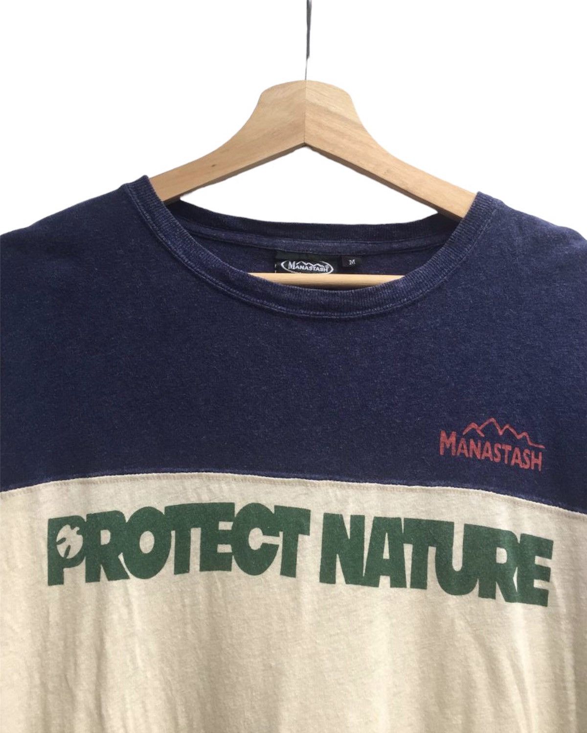 Manastash × Vintage Vintage Manastash Project Nature Cotton Hemp T Shirt Size US M / EU 48-50 / 2 - 3 Thumbnail