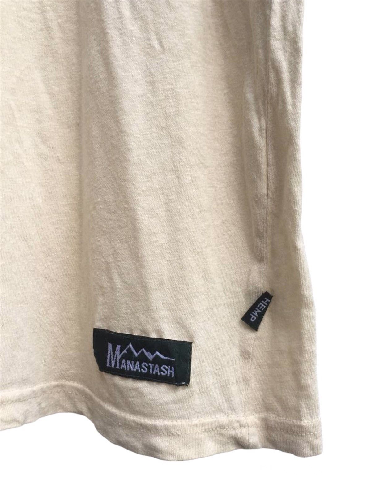 Manastash × Vintage Vintage Manastash Project Nature Cotton Hemp T Shirt Size US M / EU 48-50 / 2 - 8 Thumbnail