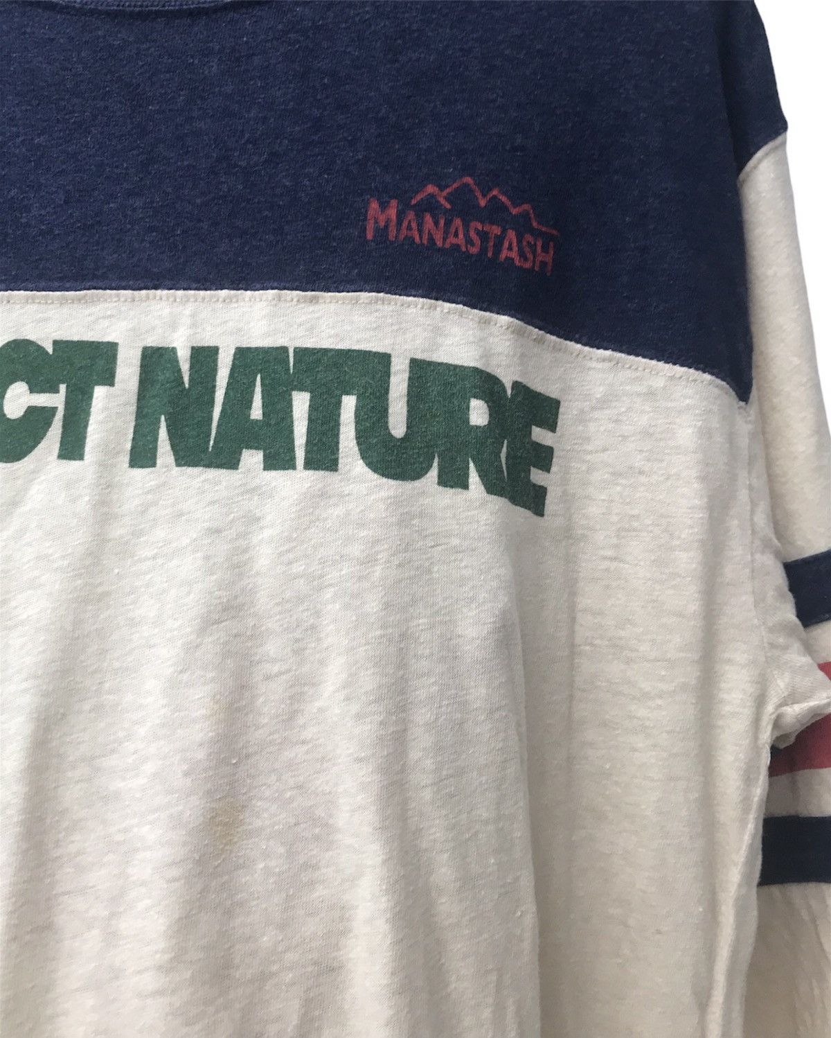Manastash × Vintage Vintage Manastash Project Nature Cotton Hemp T Shirt Size US M / EU 48-50 / 2 - 5 Thumbnail