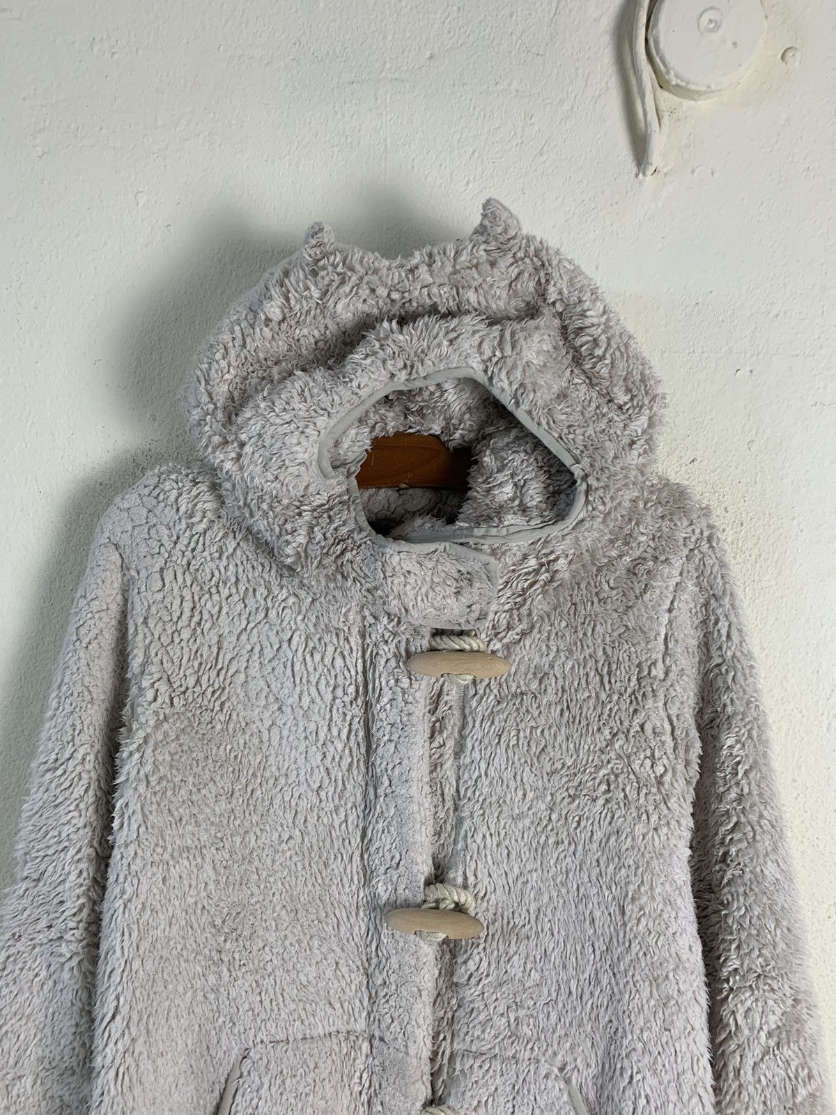 mercibeaucoup Mercibeaucoup Jevous Enprie Fleece Hoodie Jacket Size S / US 4 / IT 40 - 4 Thumbnail