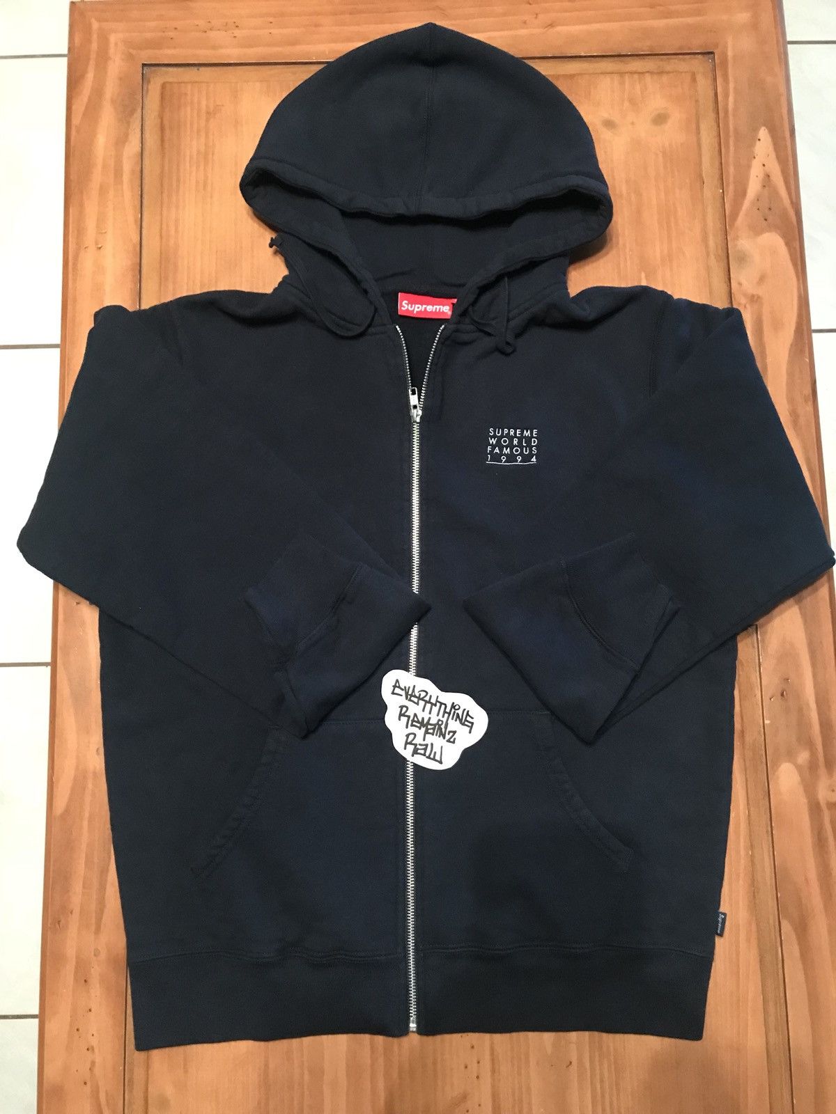 Supreme World Famous Zip Up Hoodie | Grailed