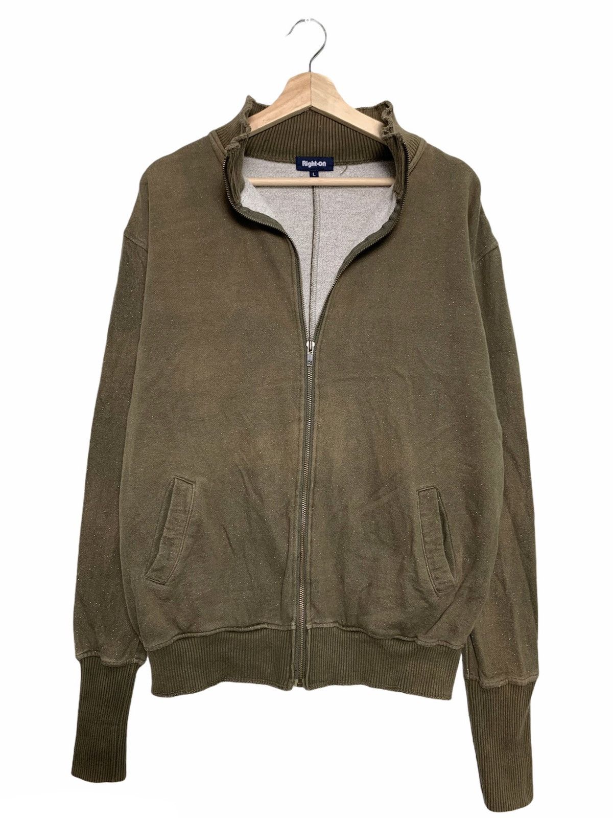 Japanese Brand Right on Zipper Sweater Size US L / EU 52-54 / 3 - 1 Thumbnail