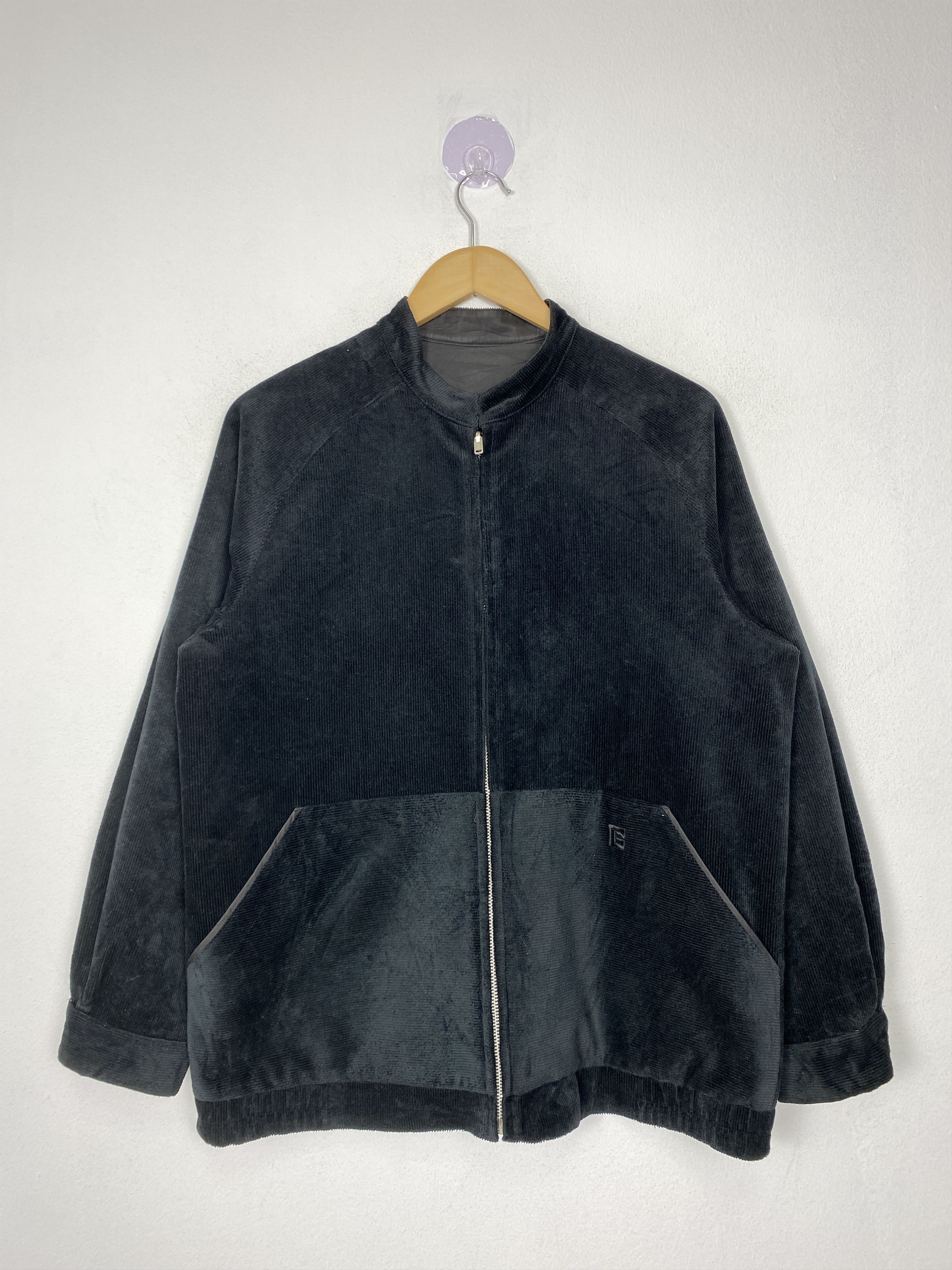 Pierre Balmain × Vintage Vintage Pierre Balmain Corduroy Fabric Reversible Jacket Size US S / EU 44-46 / 1 - 8 Thumbnail