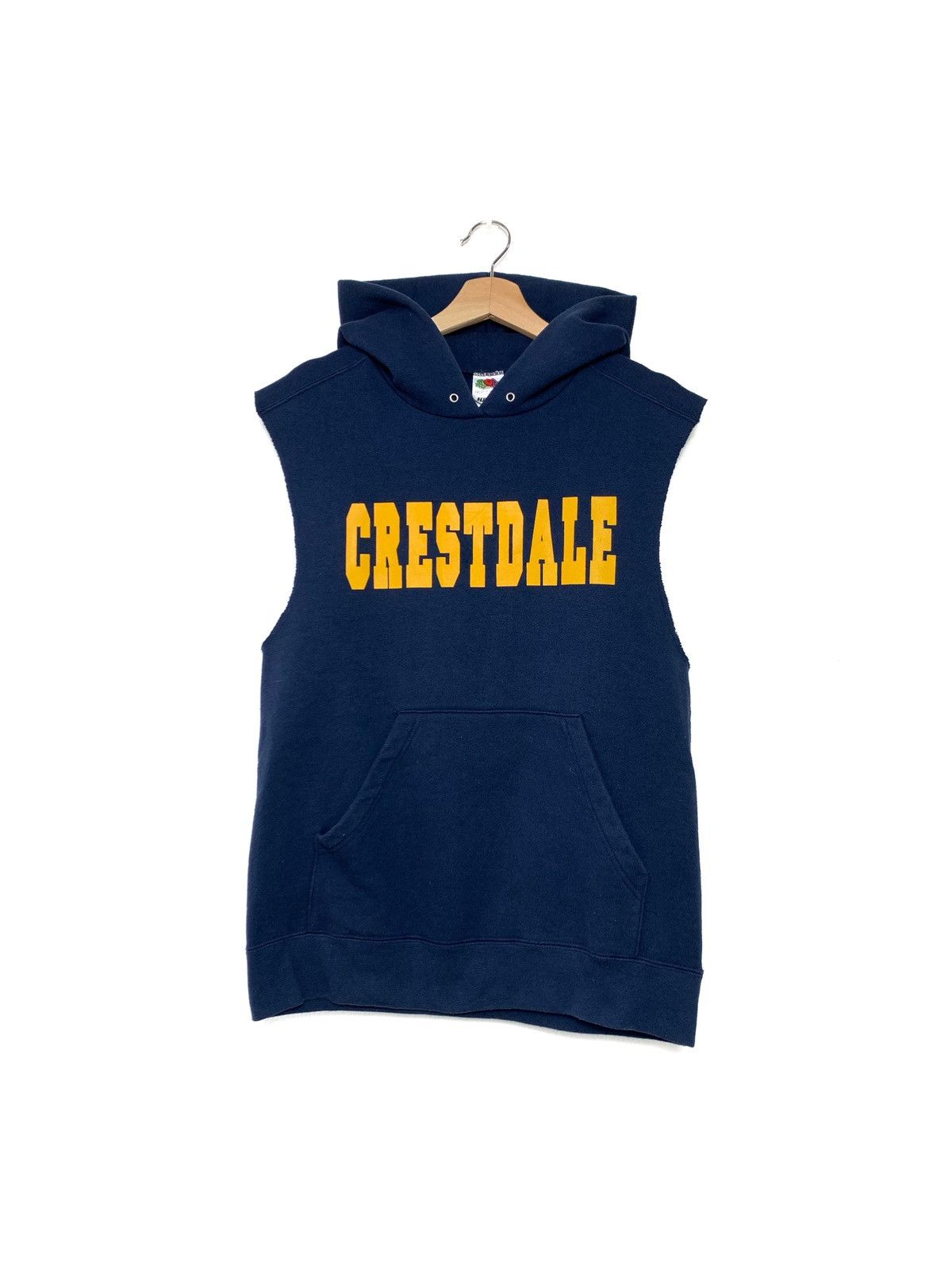 Fruit Of The Loom Vintage University Crestdale Sleeveless Hoodies Size US M / EU 48-50 / 2 - 1 Thumbnail